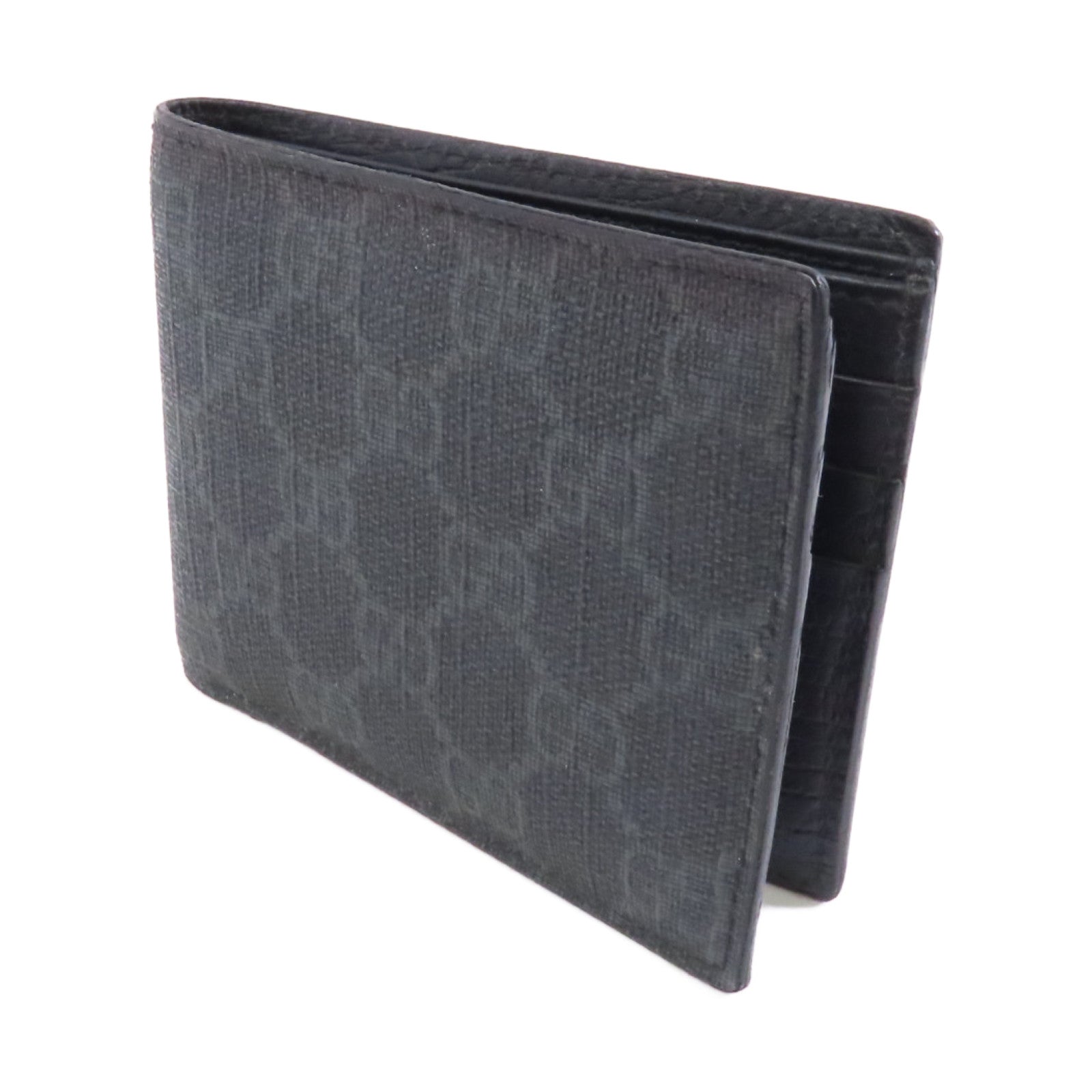GUCCI 塗層帆布Wallet錢包黑色