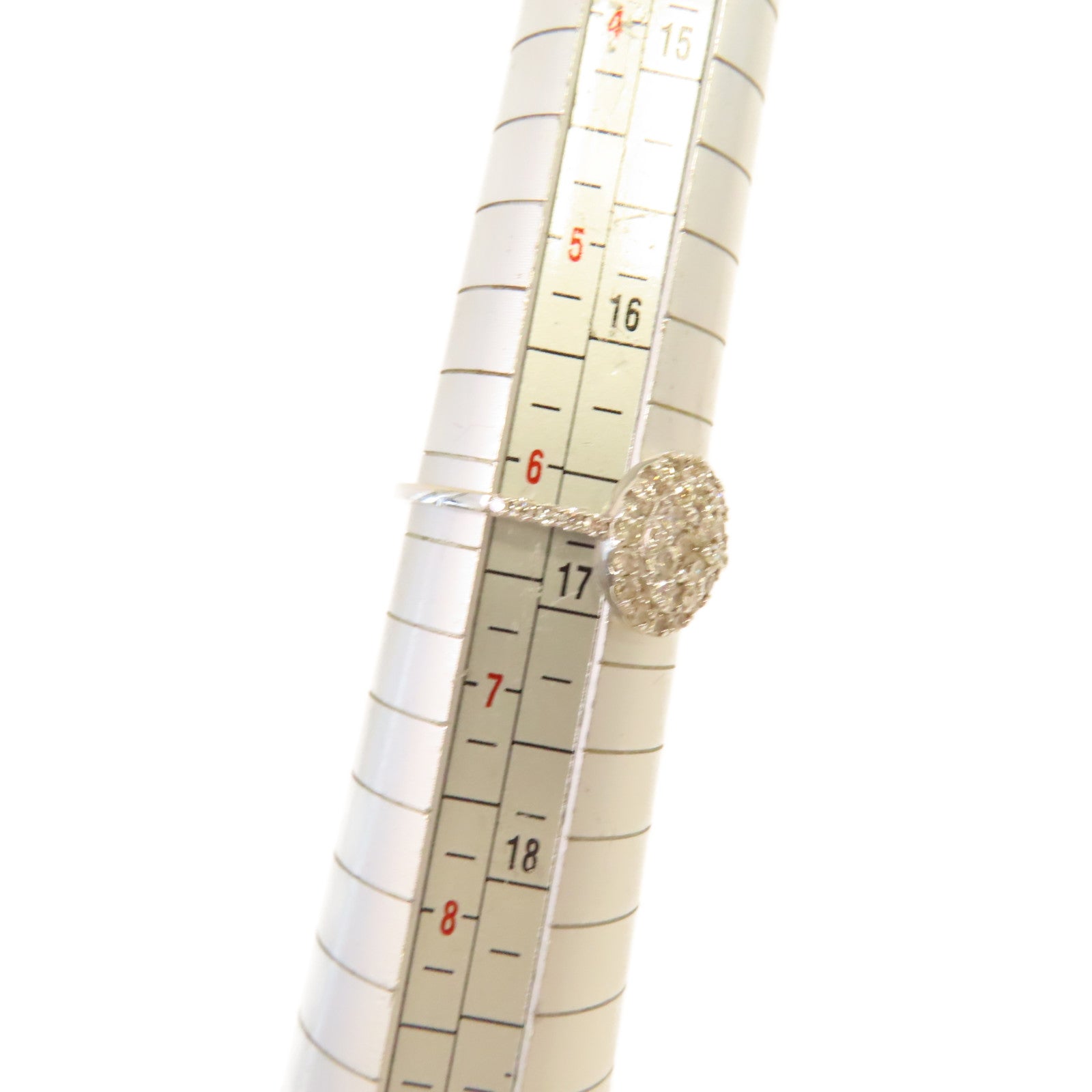 JEWELRY **【激減優惠】18K白金/0.50ct鑽石Diamond Ring戒指US#6.25