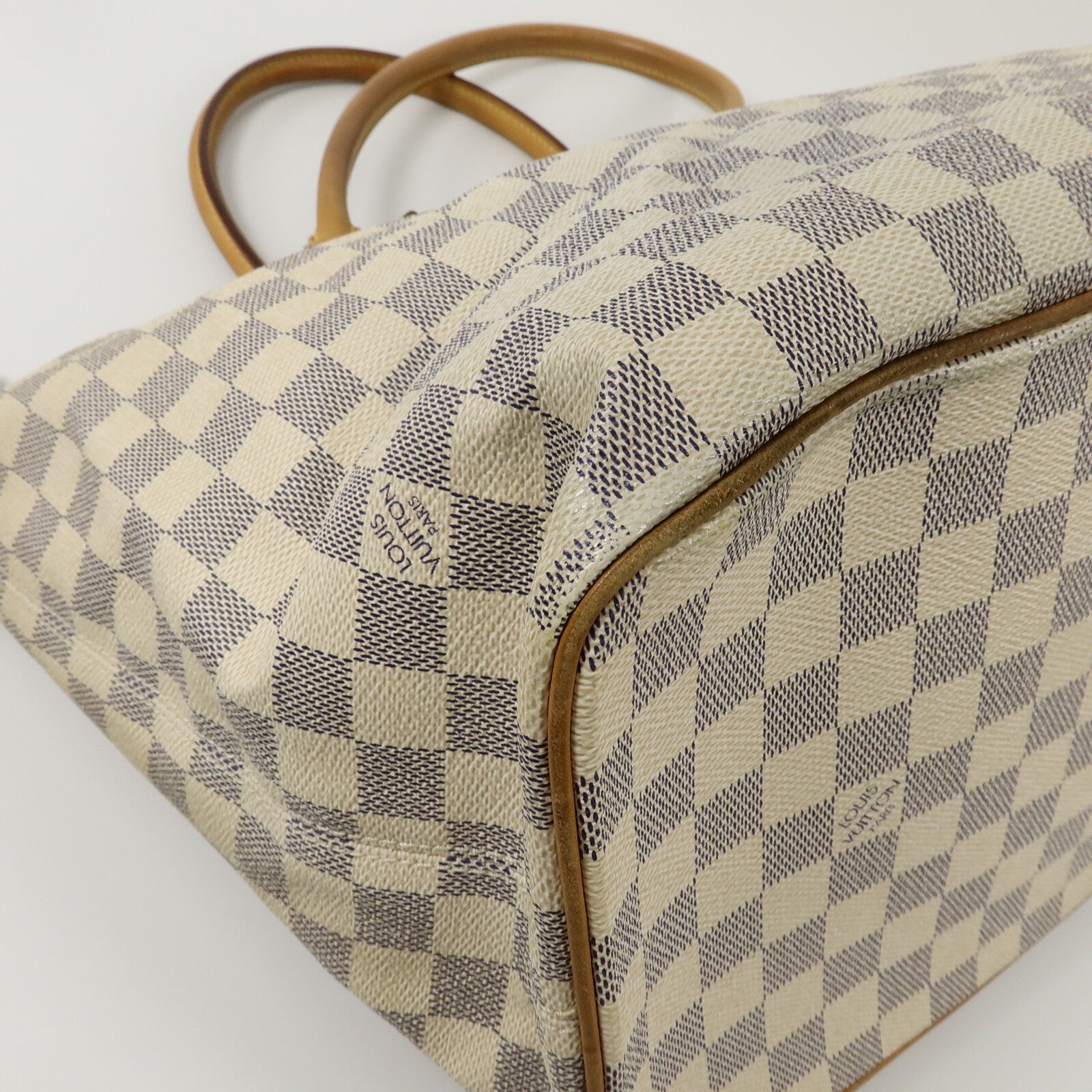 LOUIS VUITTON Damier Azur Saleya MM肩背袋
