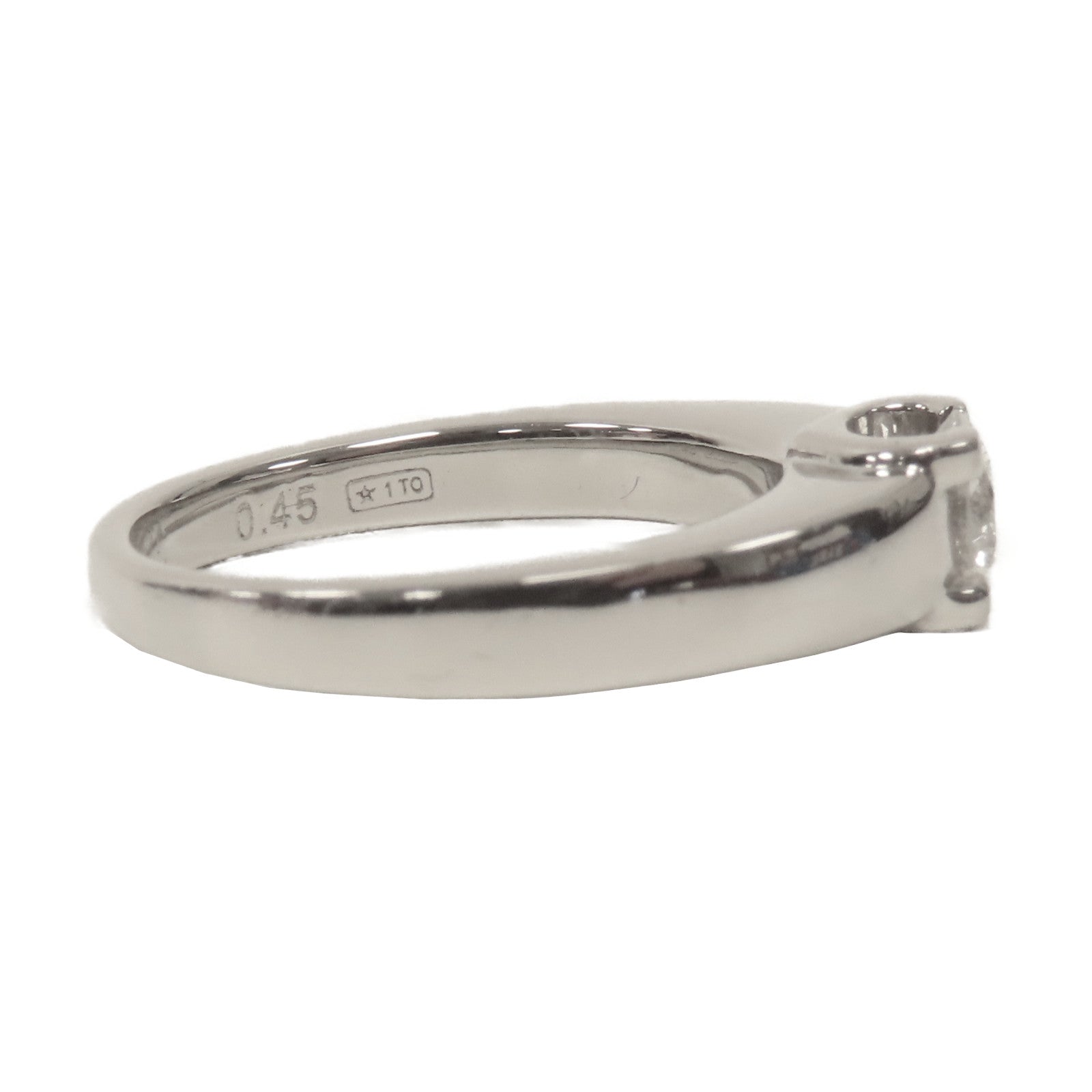 CARTIER 【激減優惠】PT950鉑金Diamond Ring 0.45ct鑽石戒指Cartier#50 US#6