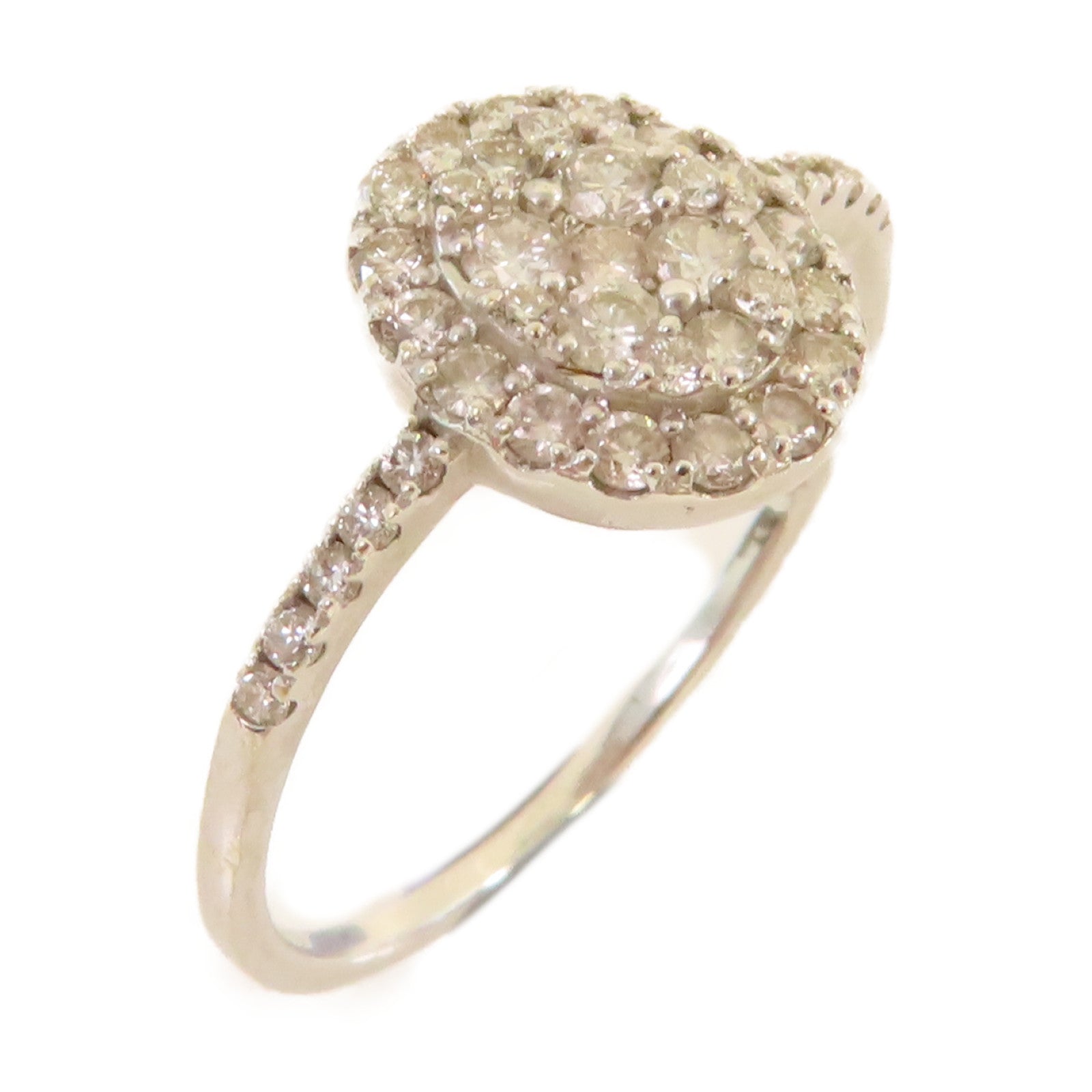JEWELRY **【激減優惠】18K白金/0.50ct鑽石Diamond Ring戒指US#6.25