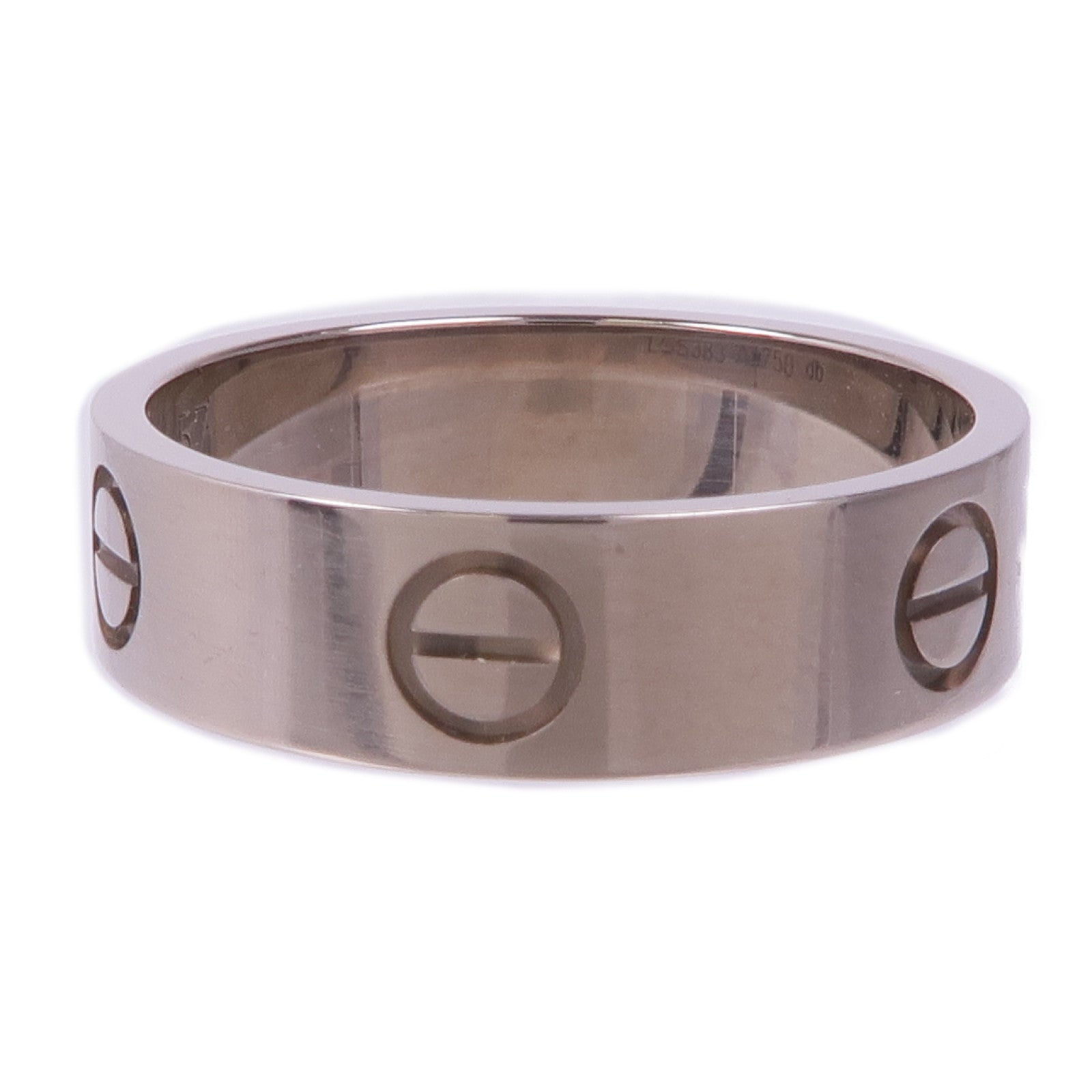 CARTIER 18K白金Love Ring戒指Cartier#57/US#8