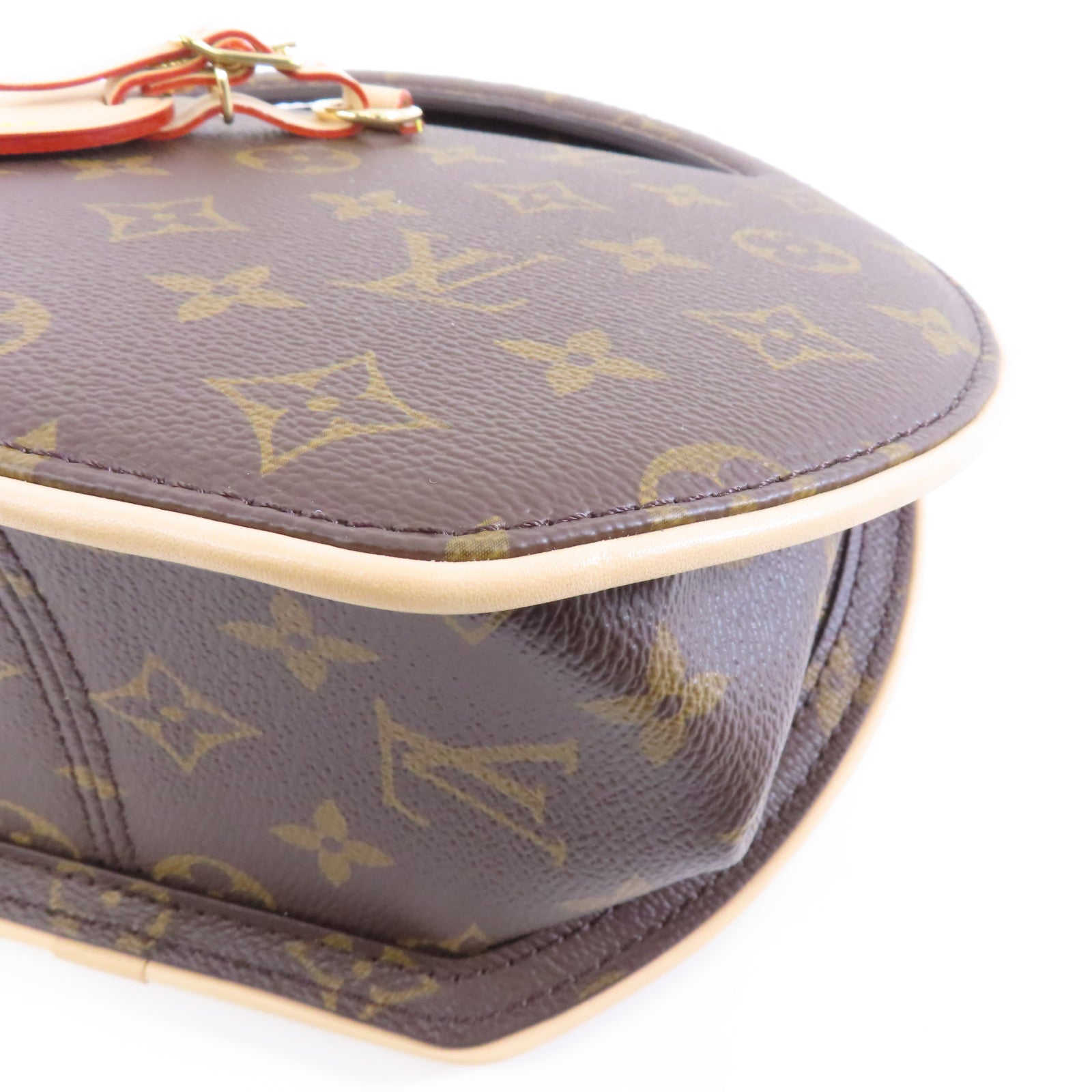 LOUIS VUITTON 【激減優惠】Monogram Around Me PM金扣手挽肩背兩用袋啡色