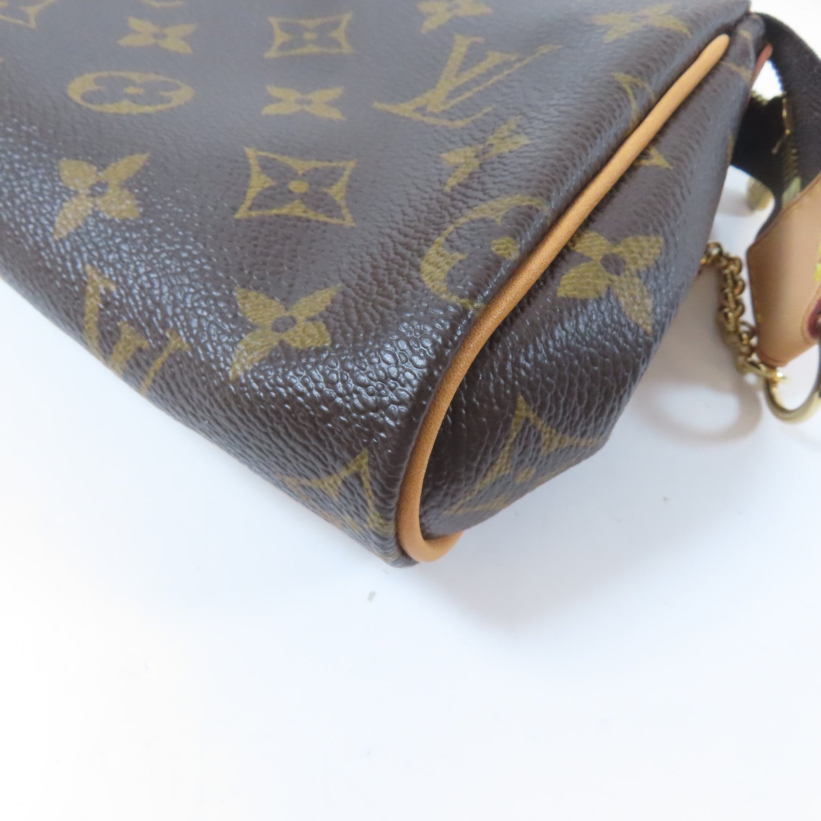 LOUIS VUITTON Monogram Eva金扣手挽肩背兩用袋啡色