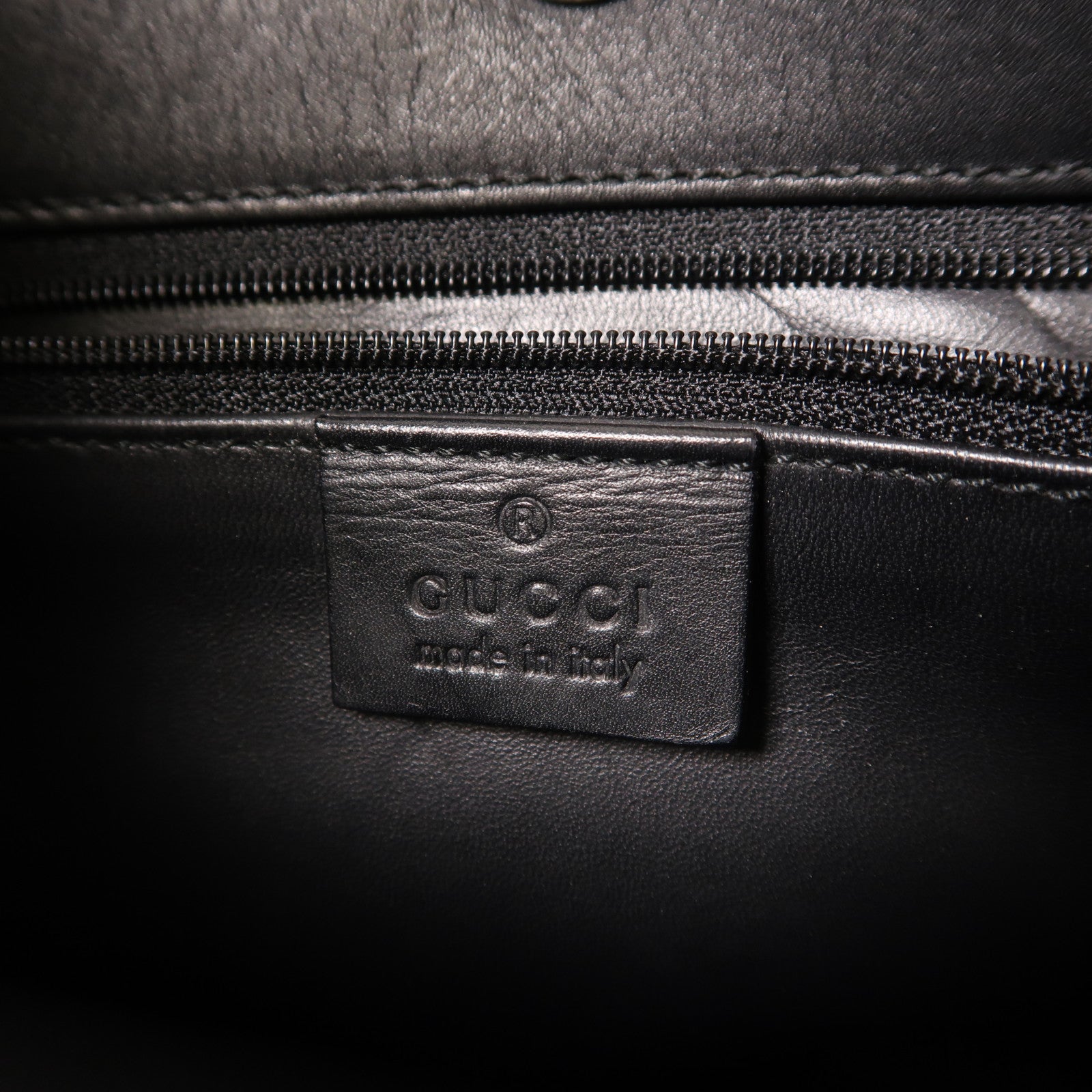 GUCCI 牛皮皮革Shoulder Bag肩背袋黑色