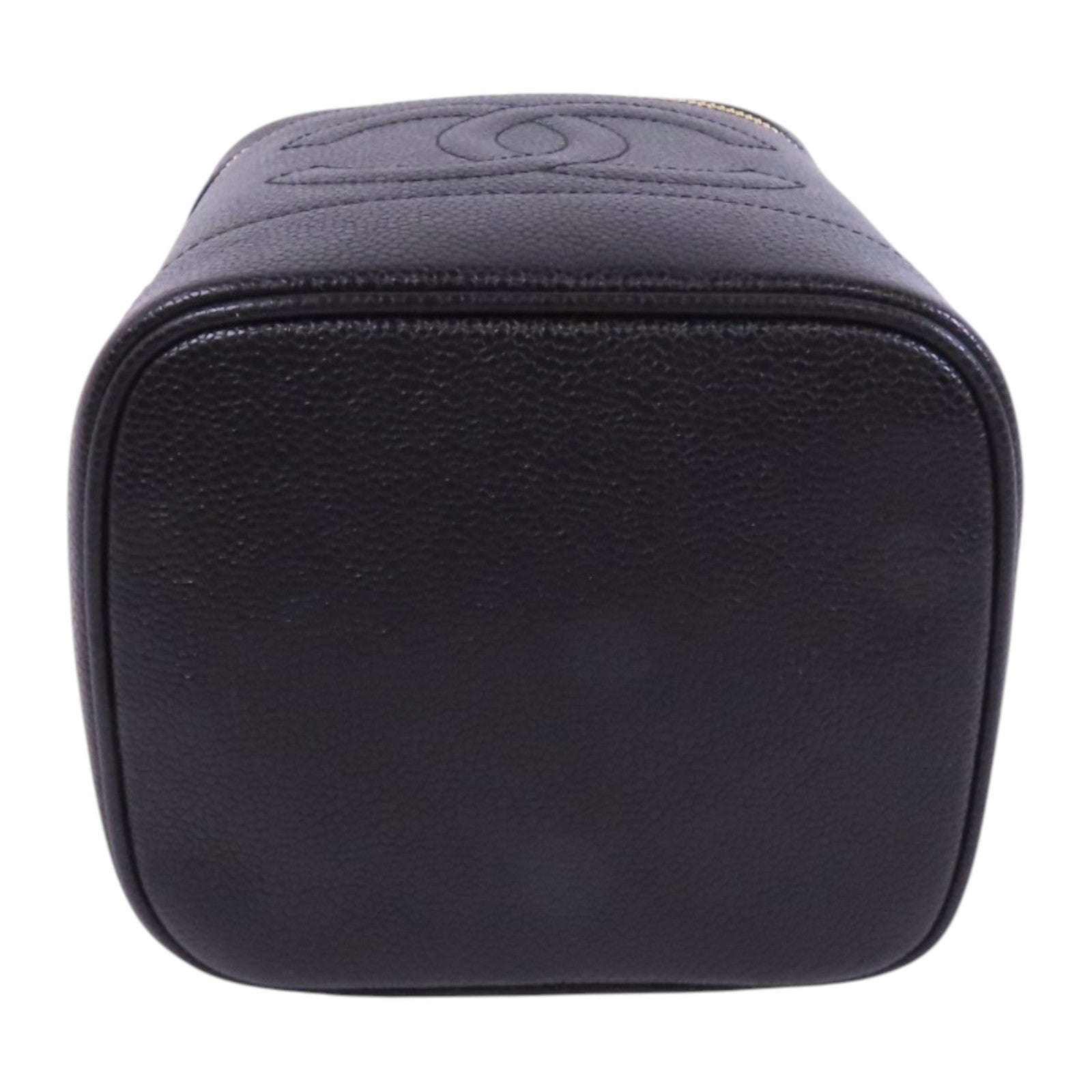 CHANEL 【激減優惠】牛皮皮革Vintage Vanity金扣手挽袋