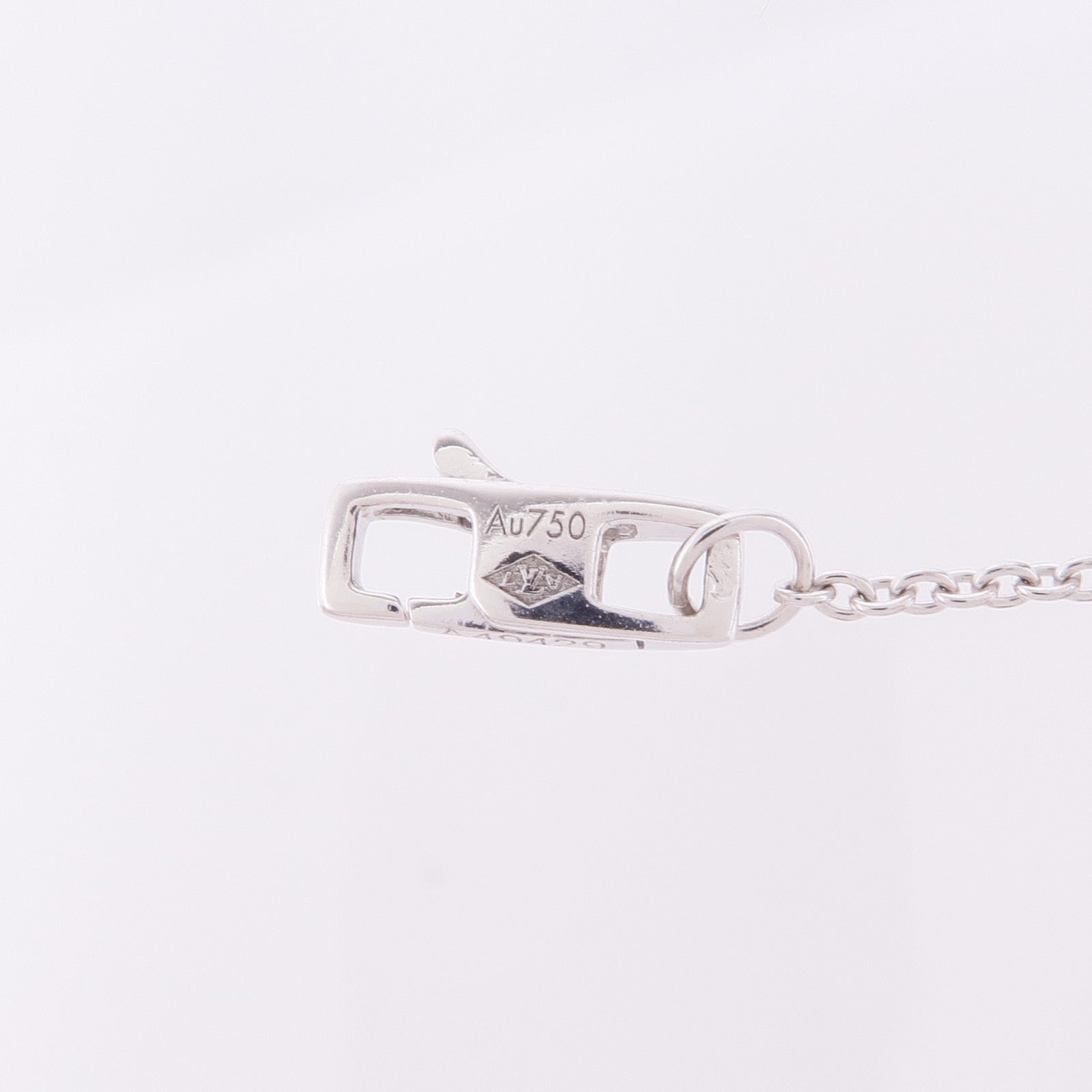 LOUIS VUITTON 【激減優惠】18K白金Empreinte Pendant鑽石項鍊