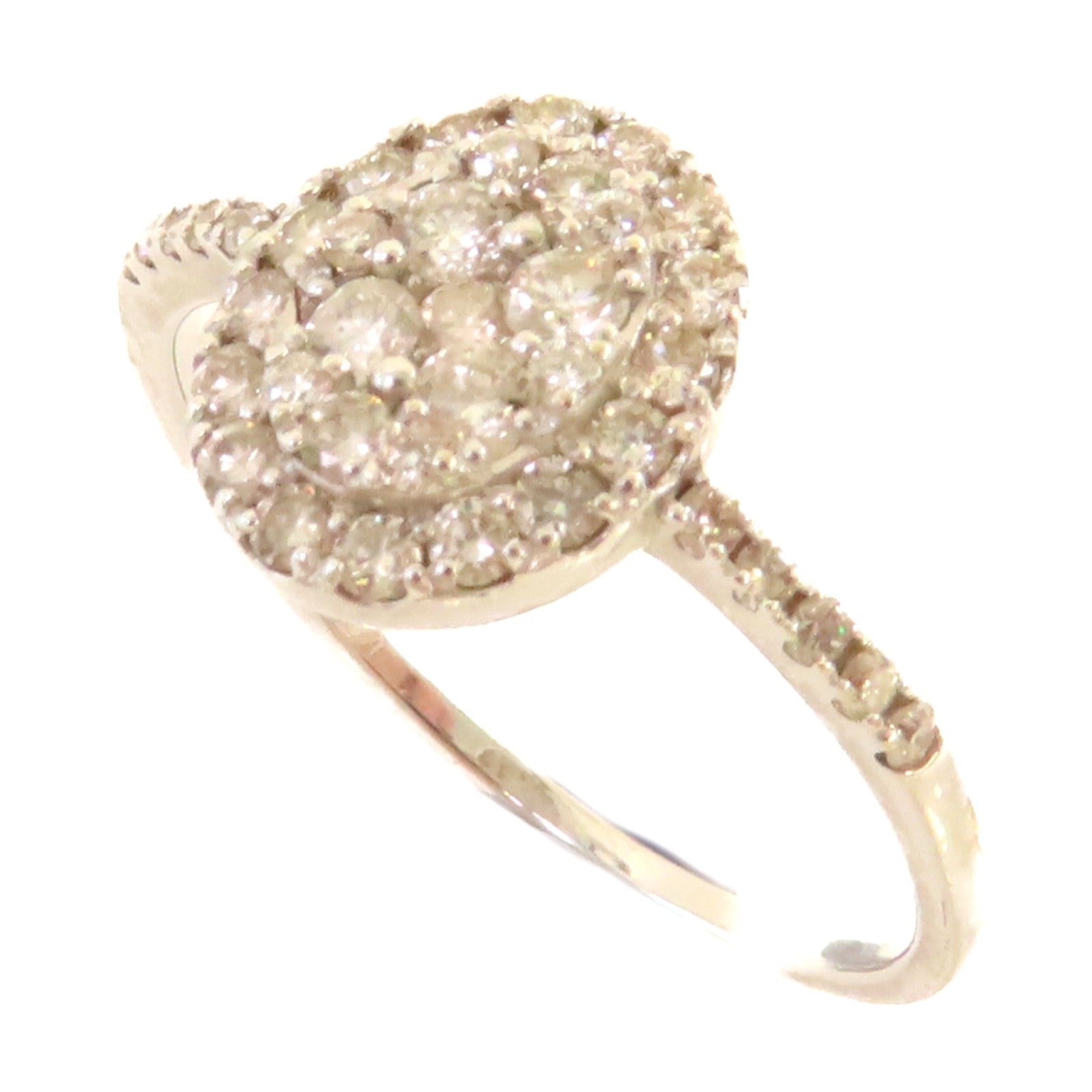 JEWELRY **【激減優惠】18K白金/0.50ct鑽石Diamond Ring戒指US#6.25