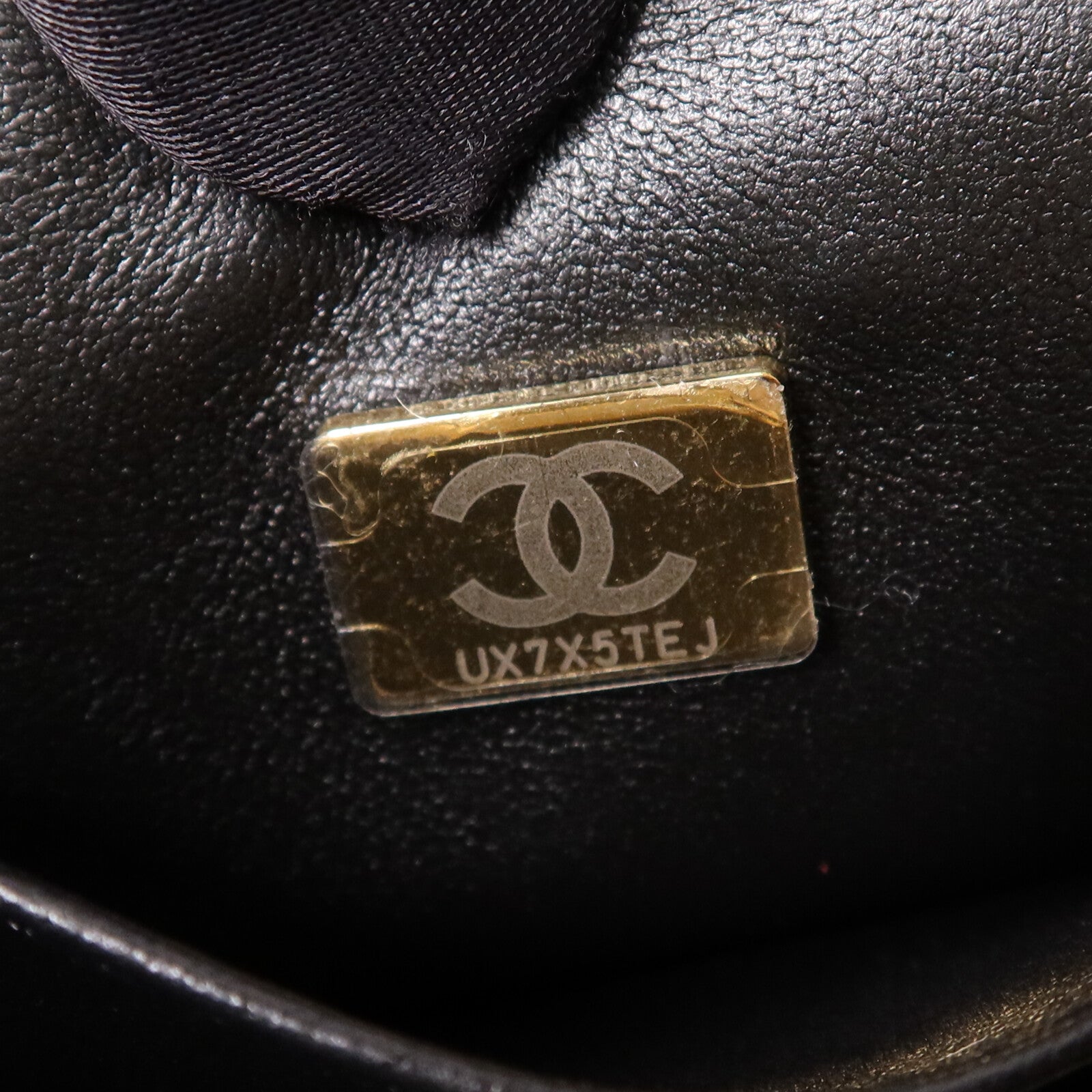 CHANEL 牛皮皮革2 Way Shoulder Bag金扣鏈帶手挽肩背兩用袋
