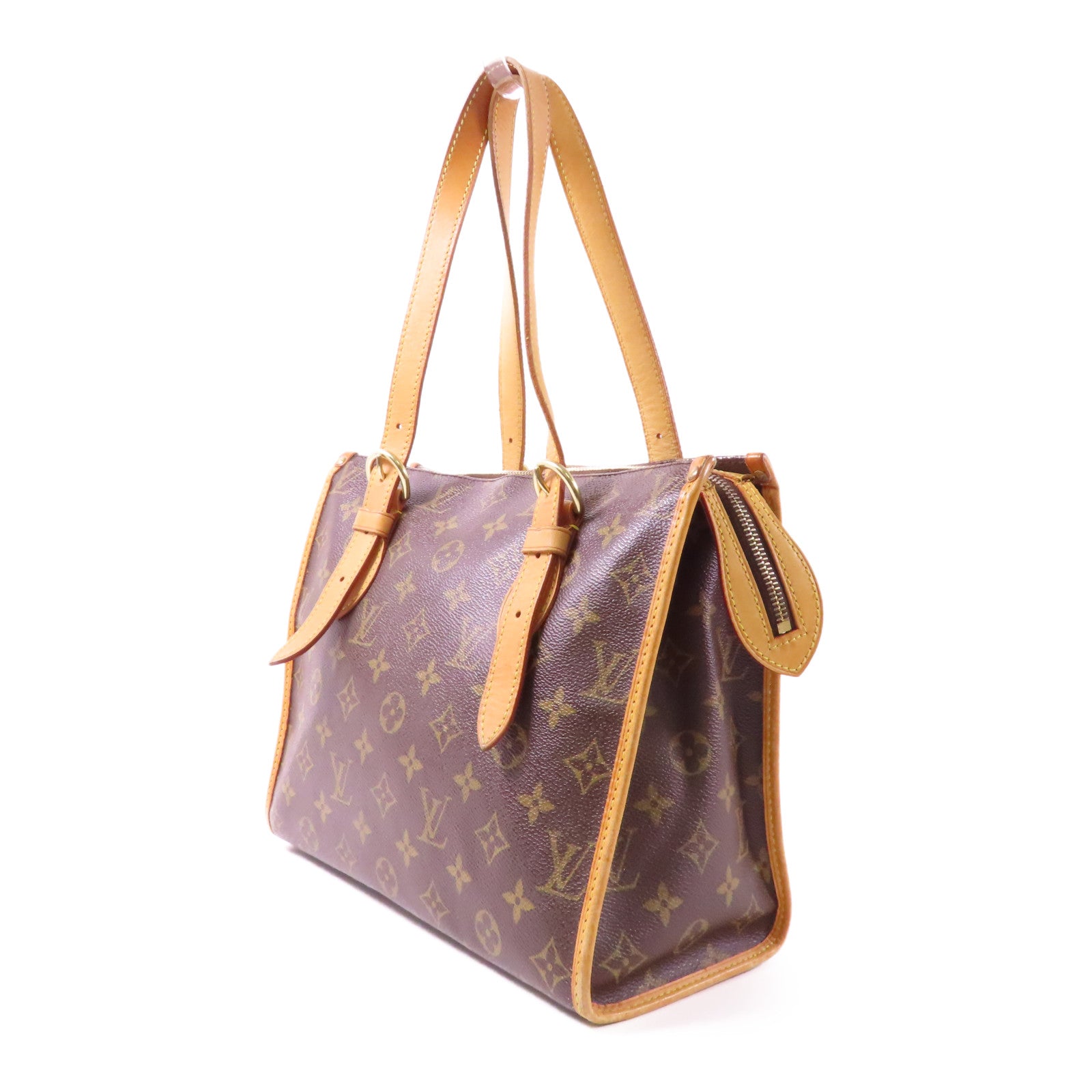 LOUIS VUITTON Monogram Popincourt Haut金扣肩背袋啡色