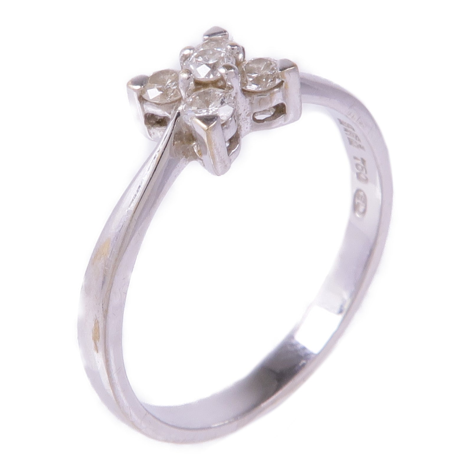 JEWELRY 【激減優惠】18K白金Diamond Ring鑽石戒指US#6