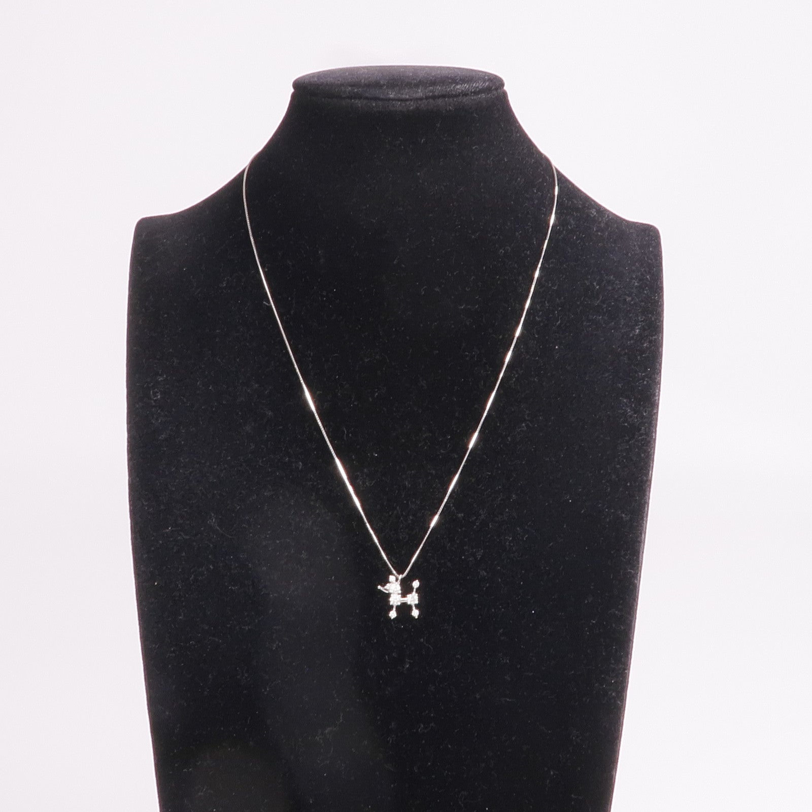 Ponte Vecchio 18K白金Diamond Necklace鑽石項鍊