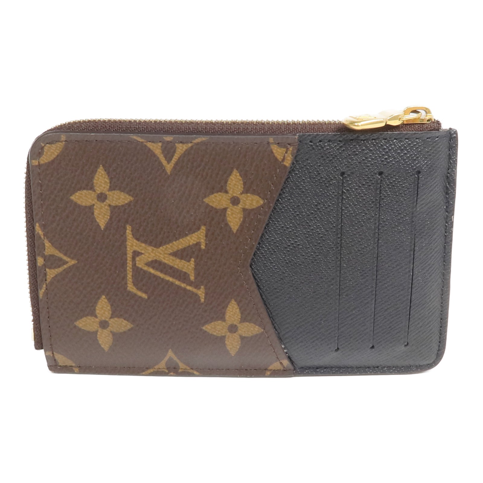 LOUIS VUITTON Monogram Recto Verso金扣卡片套
