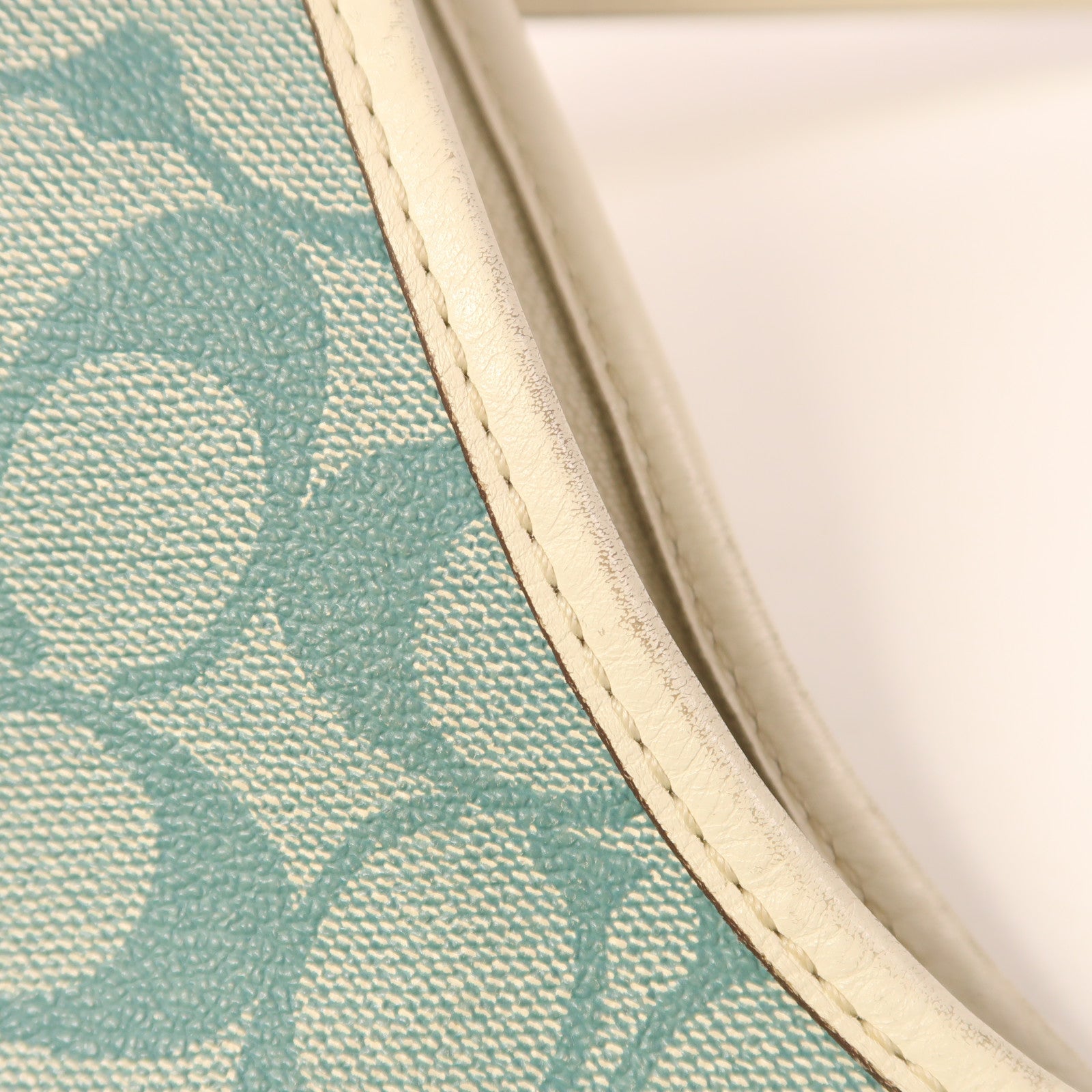 COACH 塗層帆布2 Way Shoulder Bag銀扣手挽肩背兩用袋