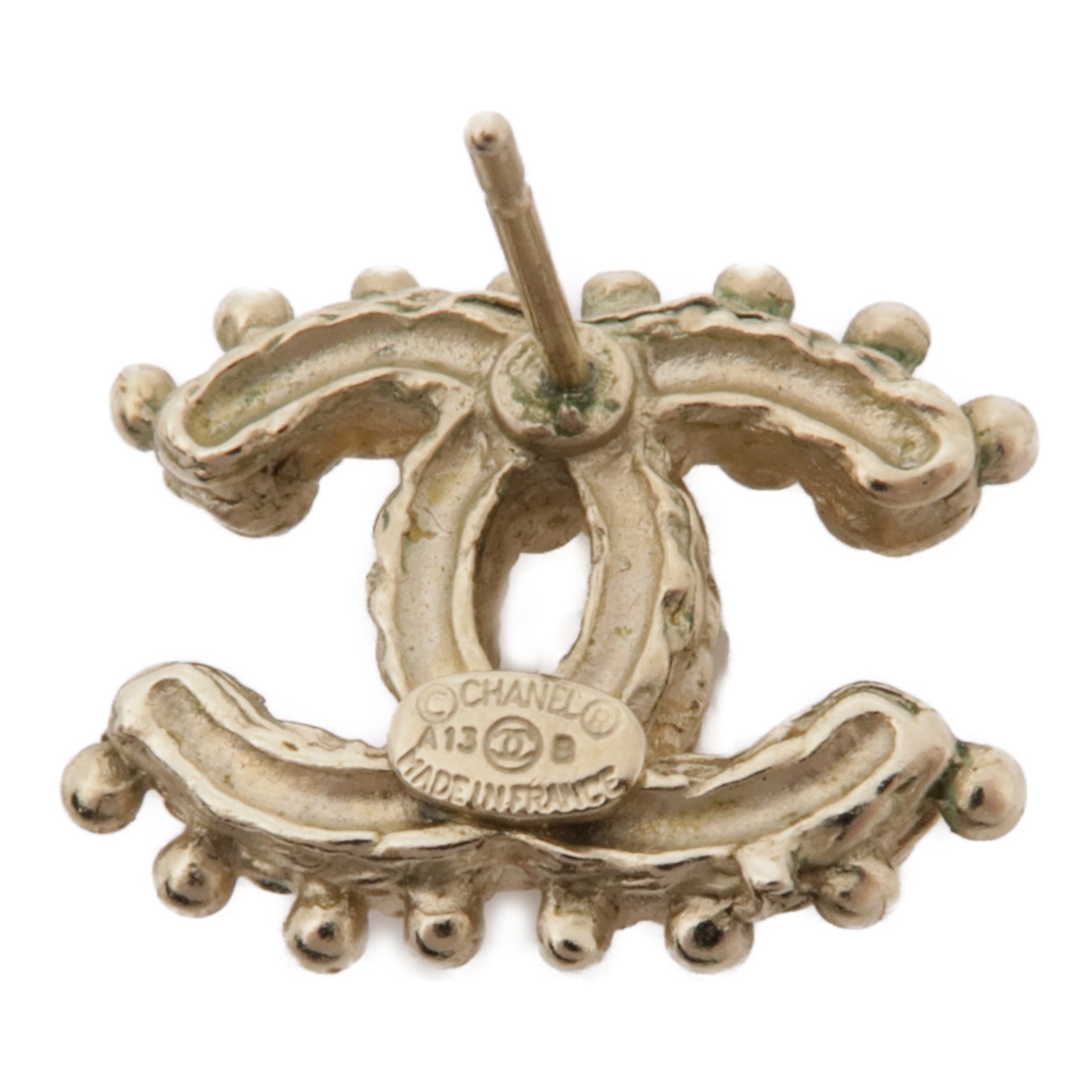 CHANEL 金屬Earrings耳環金色
