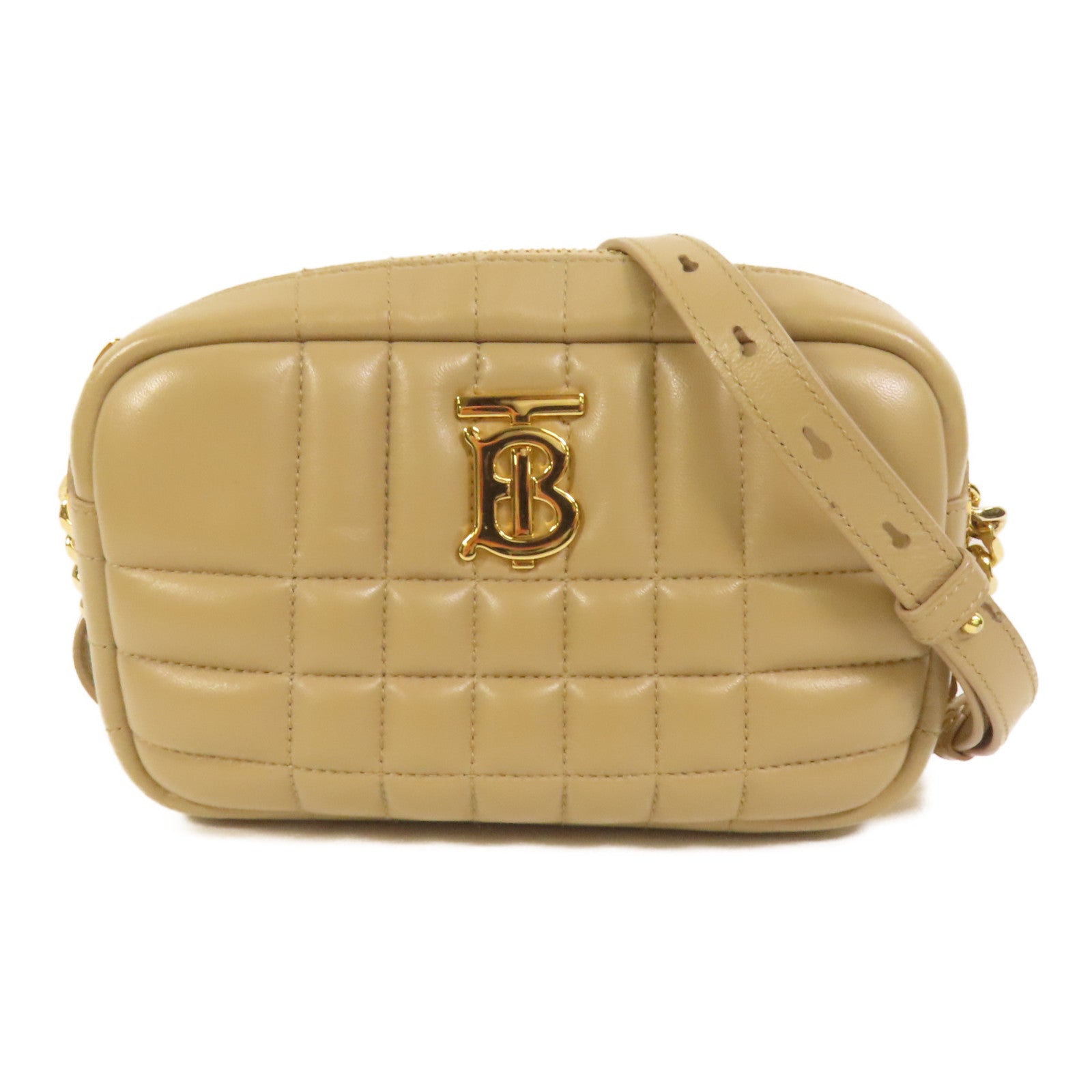 BURBERRY 羊皮皮革Mini Lola Camera Bag金扣肩背袋
