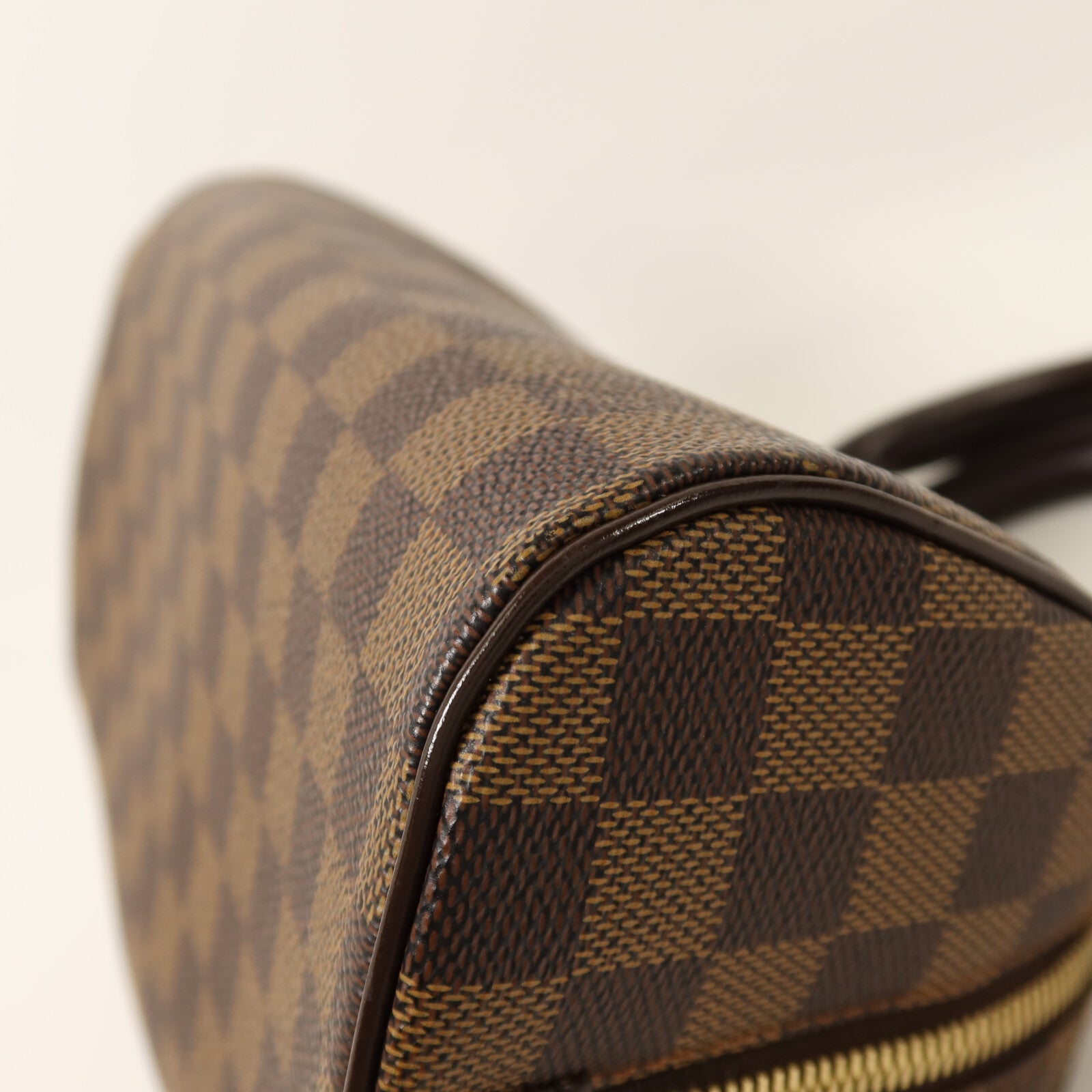 LOUIS VUITTON Damier Rivera Mini金扣手挽袋