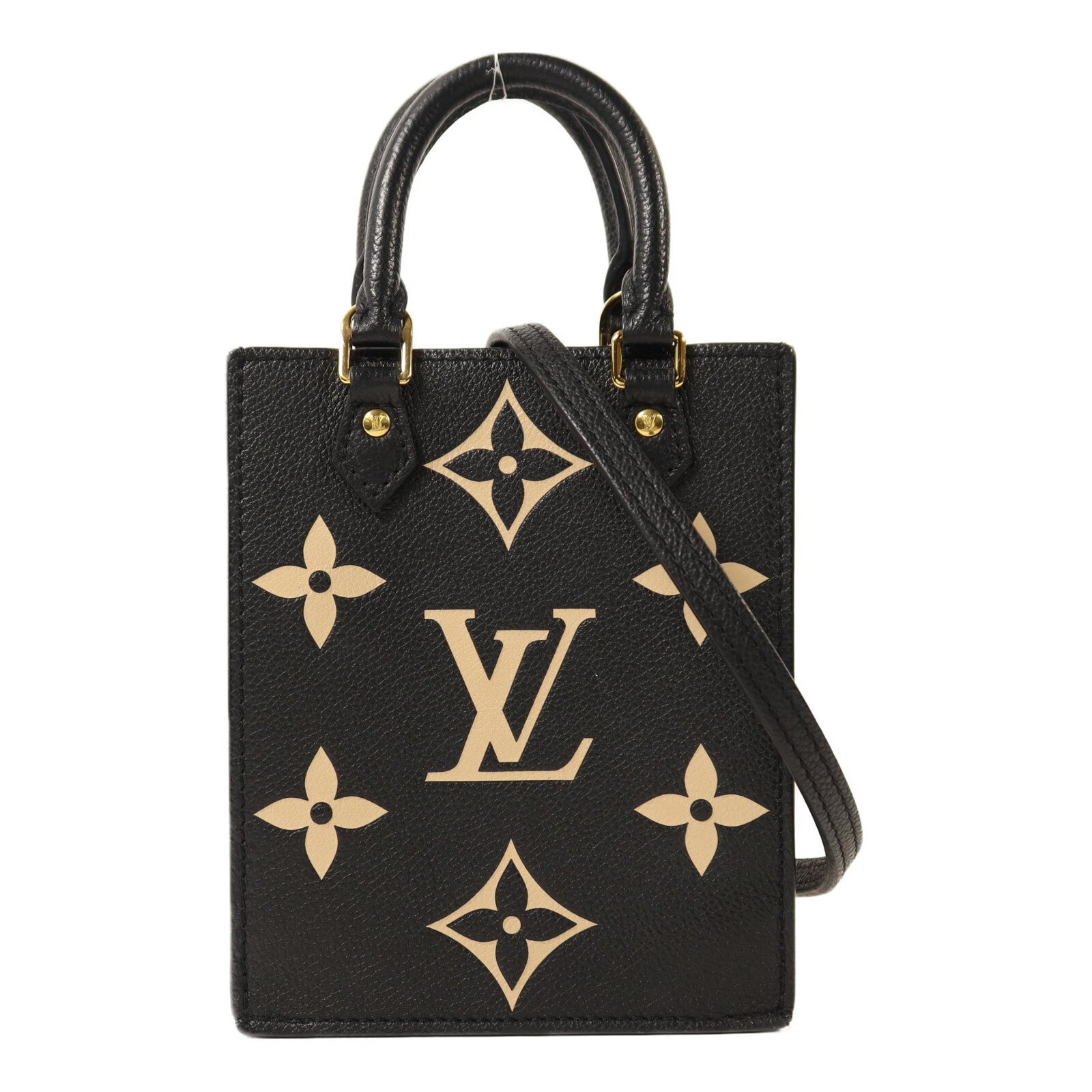 LOUIS VUITTON 【激減優惠】Monogram Eepreinte Petit Sac Plat金扣手挽肩背兩用袋