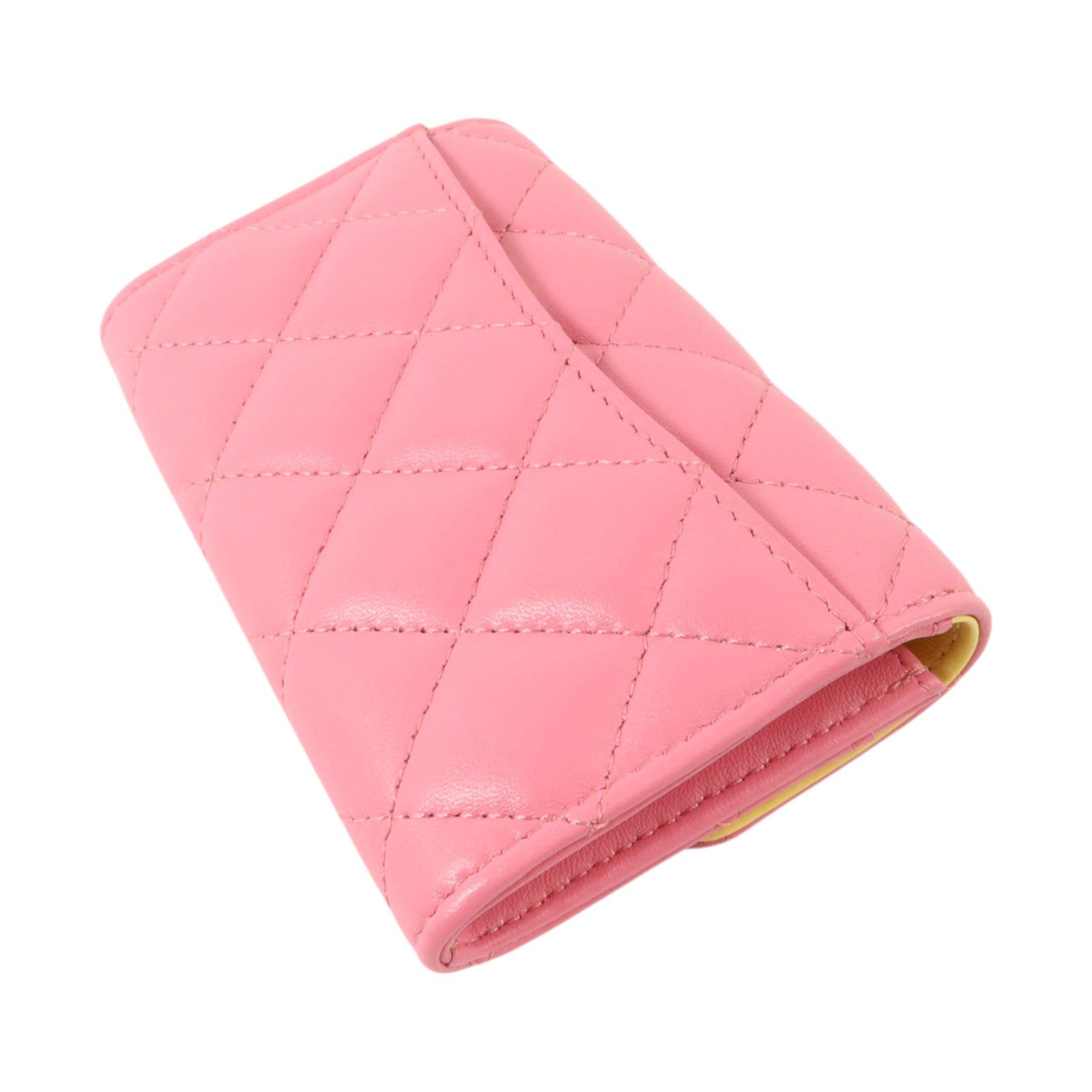 CHANEL 羊皮皮革Card Case金扣卡片套