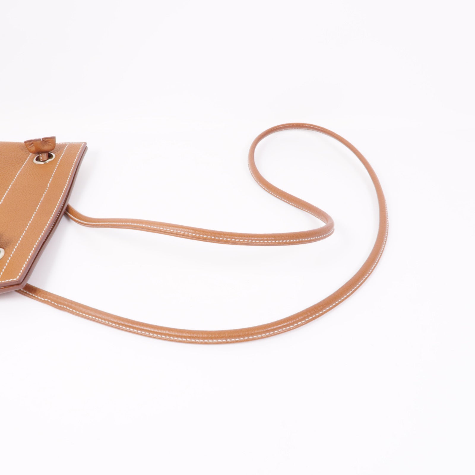 HERMES Barenia Aline銀扣肩背袋