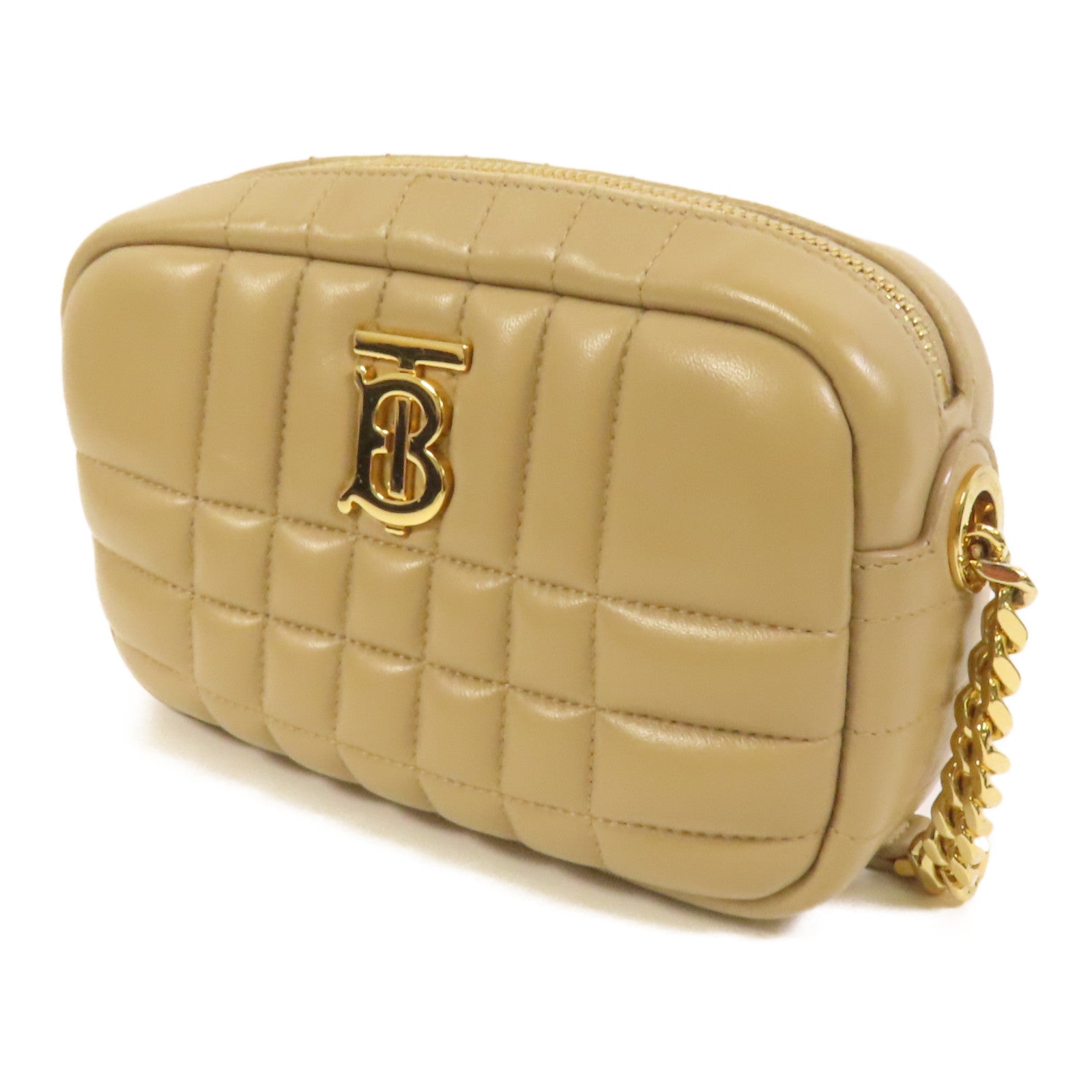 BURBERRY 羊皮皮革Mini Lola Camera Bag金扣肩背袋