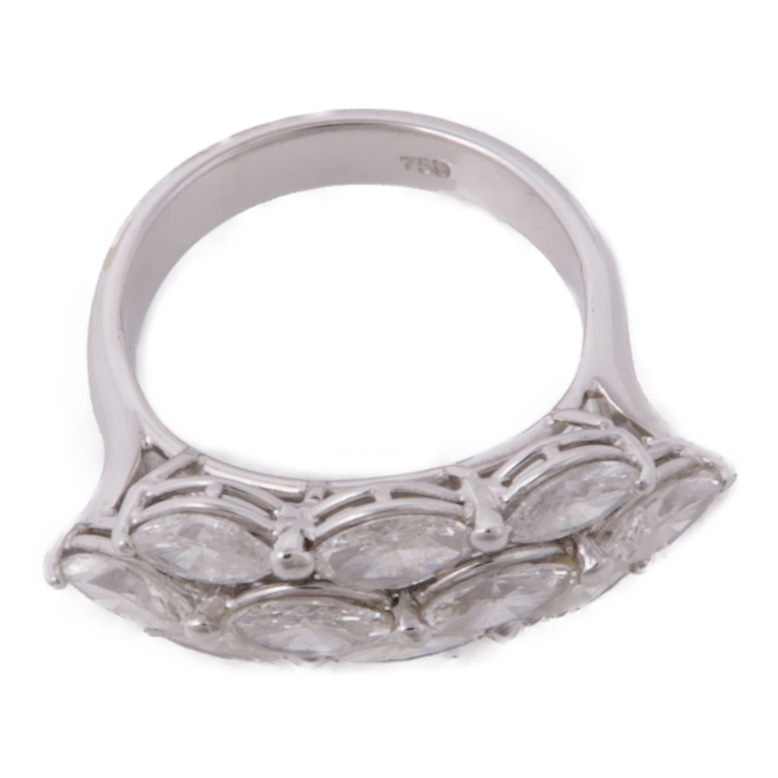 JEWELRY 【激減優惠】18K白金Diamond Ring鑽石戒指US#5.5