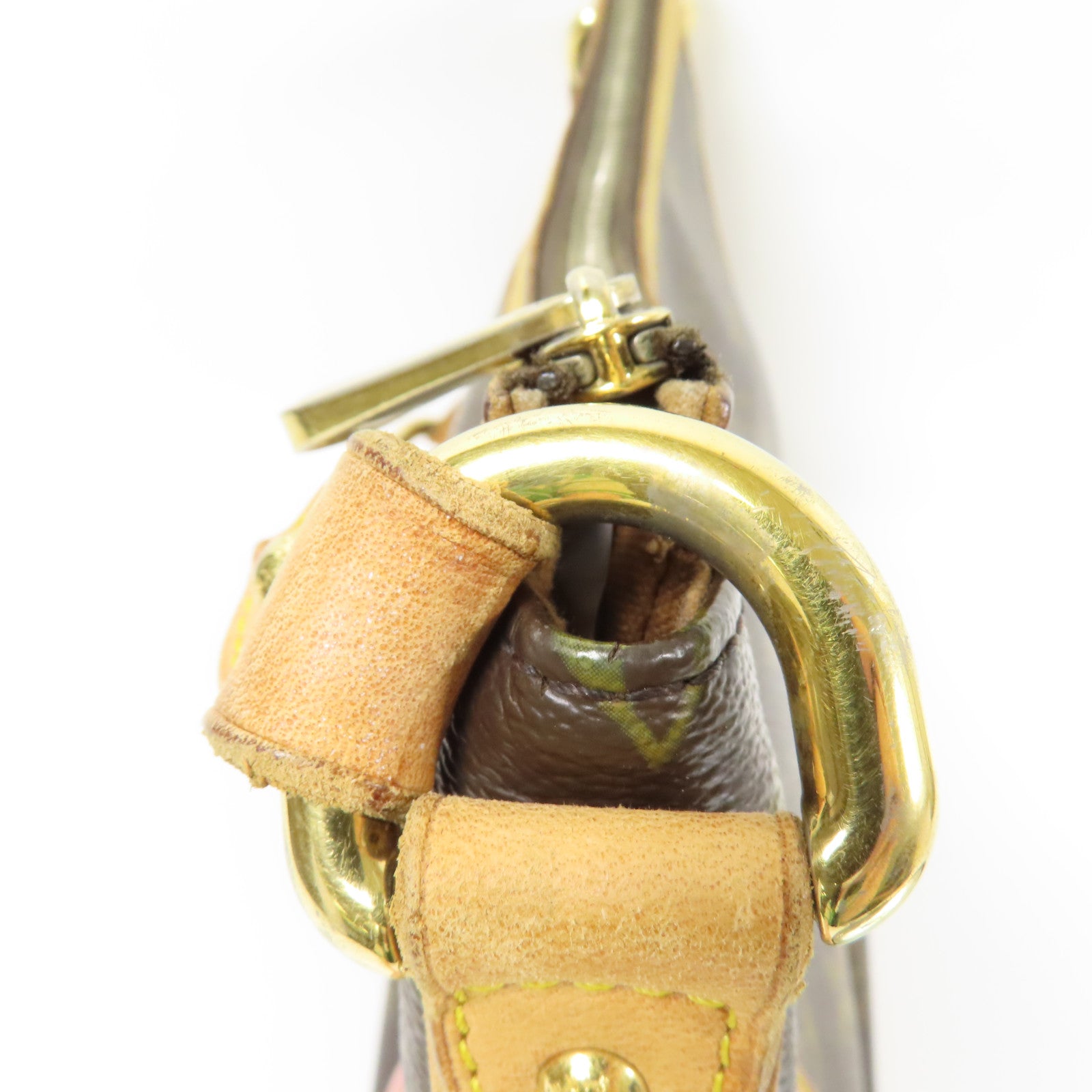 LOUIS VUITTON LV GHW Tulum PM Shoulder Bag M40076 Monogram Brown