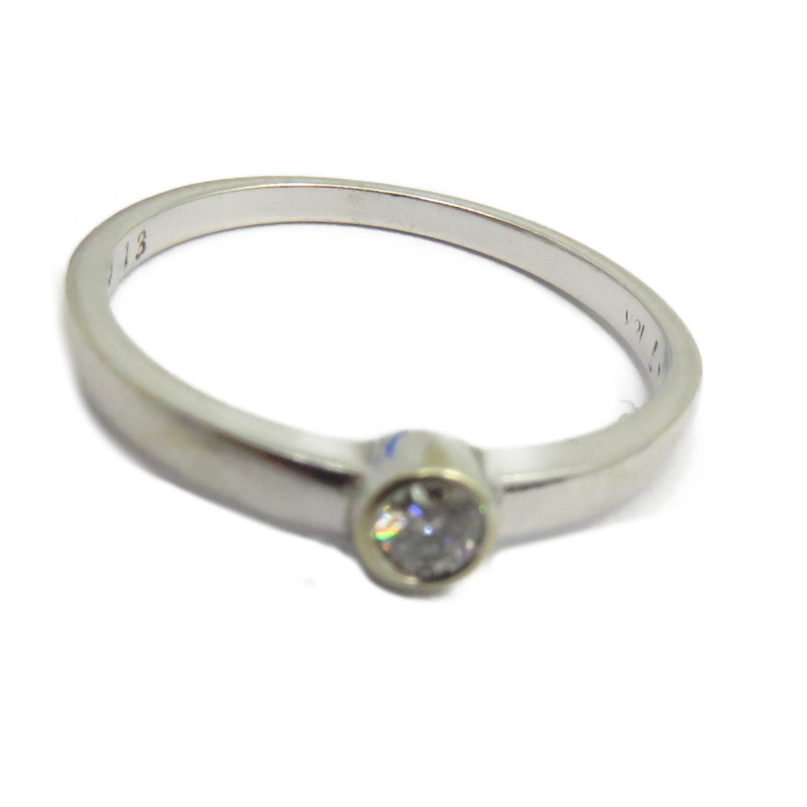 JEWELRY 【激減優惠】18K白金Diamond Ring鑽石戒指US#6