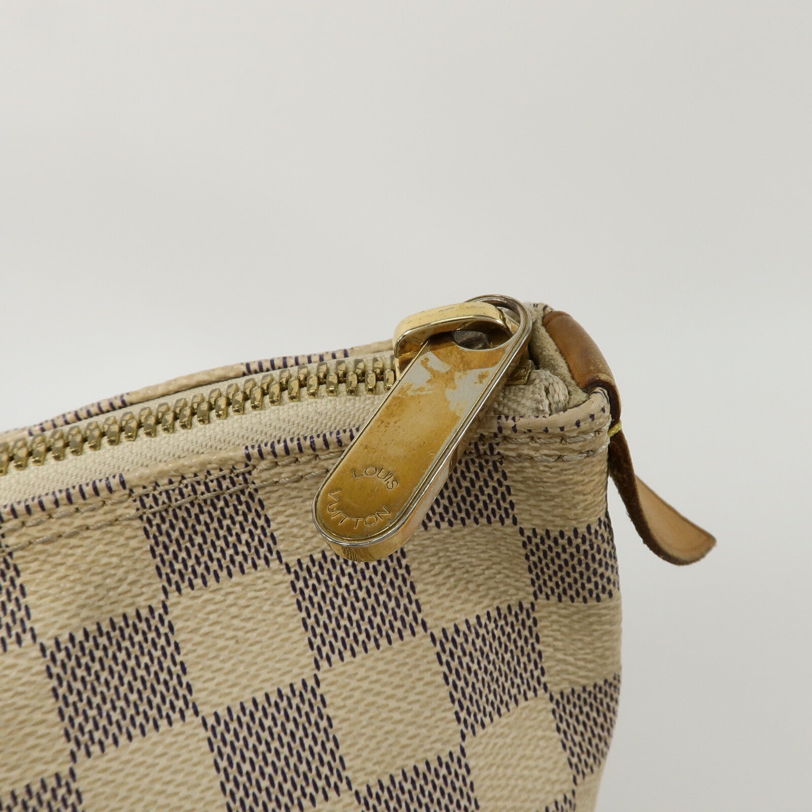 LOUIS VUITTON Damier Azur Saleya MM肩背袋