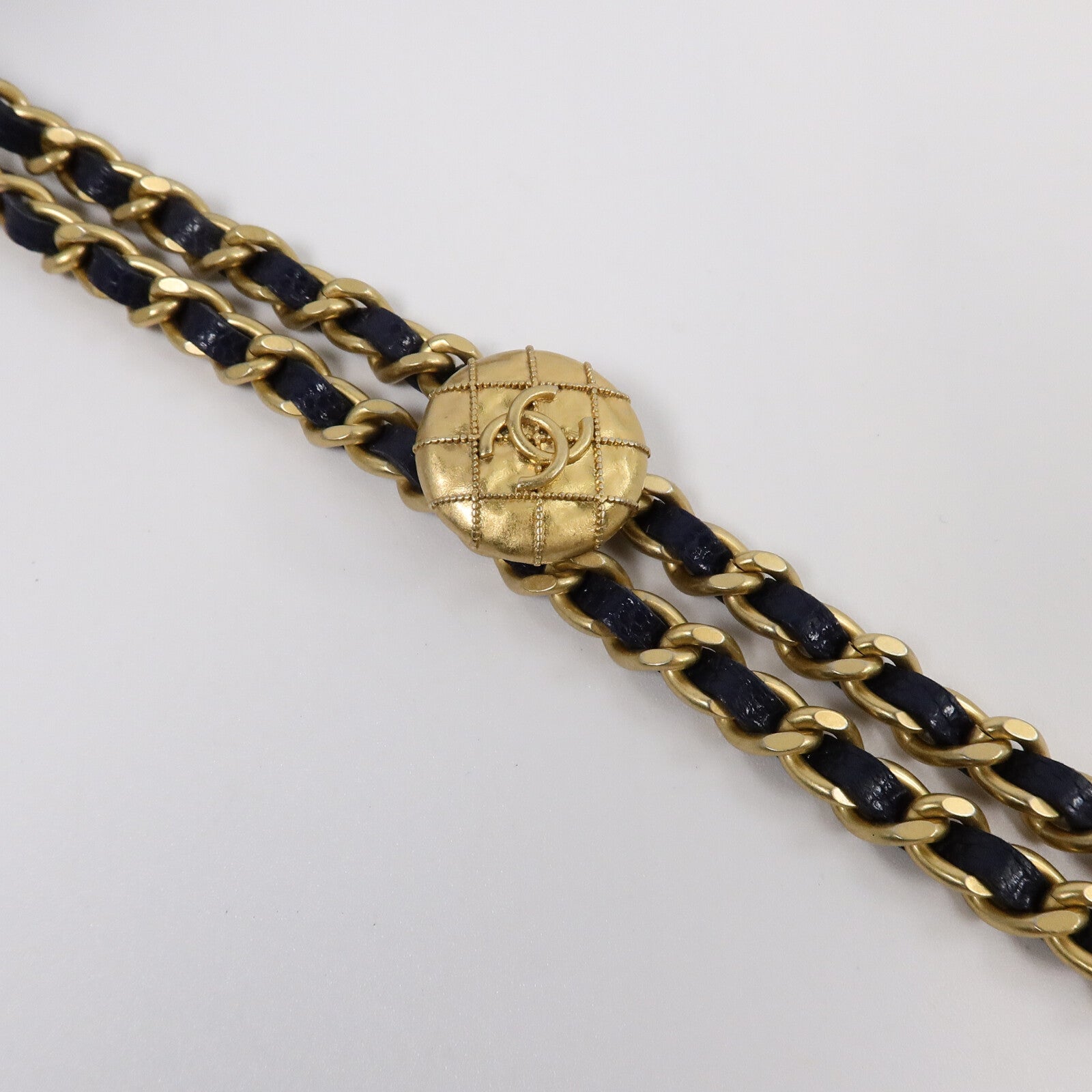 CHANEL 牛皮皮革Card Holder Chain鏈帶肩背袋