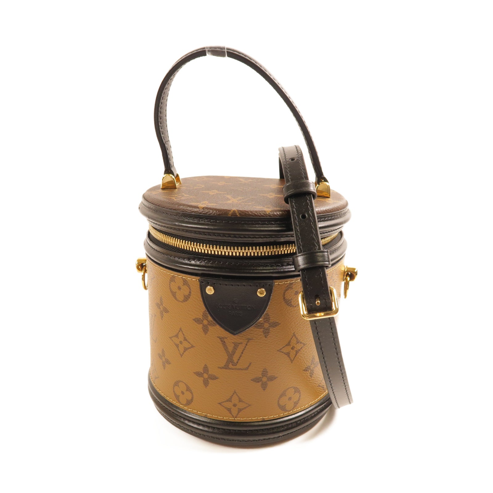 LOUIS VUITTON 【激減優惠】Monogram Reverse Cannes金扣手挽肩背兩用袋