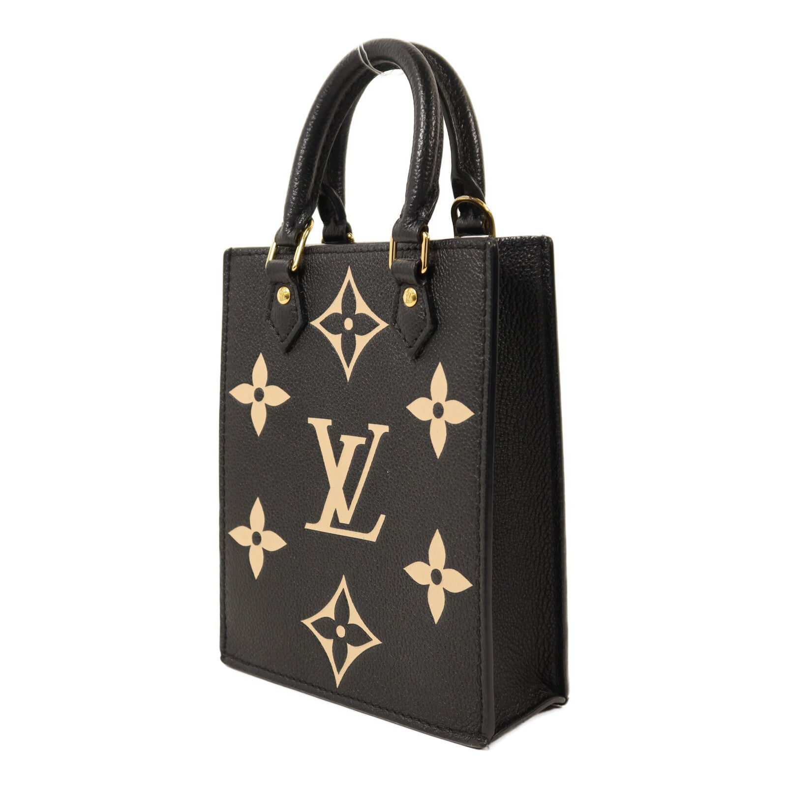 LOUIS VUITTON 【激減優惠】Monogram Eepreinte Petit Sac Plat金扣手挽肩背兩用袋