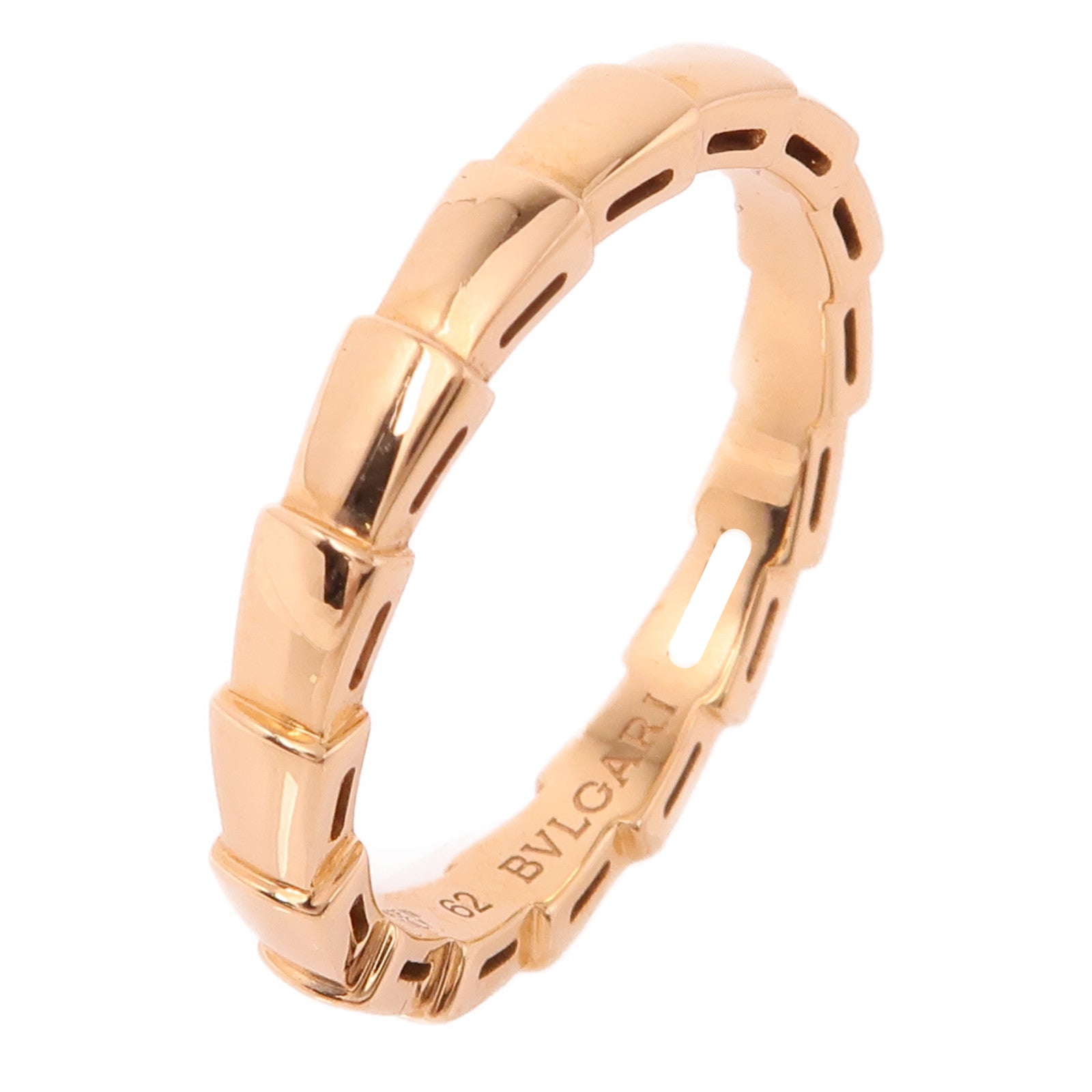 BVLGARI 18K玫瑰金Serpenti Ring戒指Bvlgari#62/US#9.75