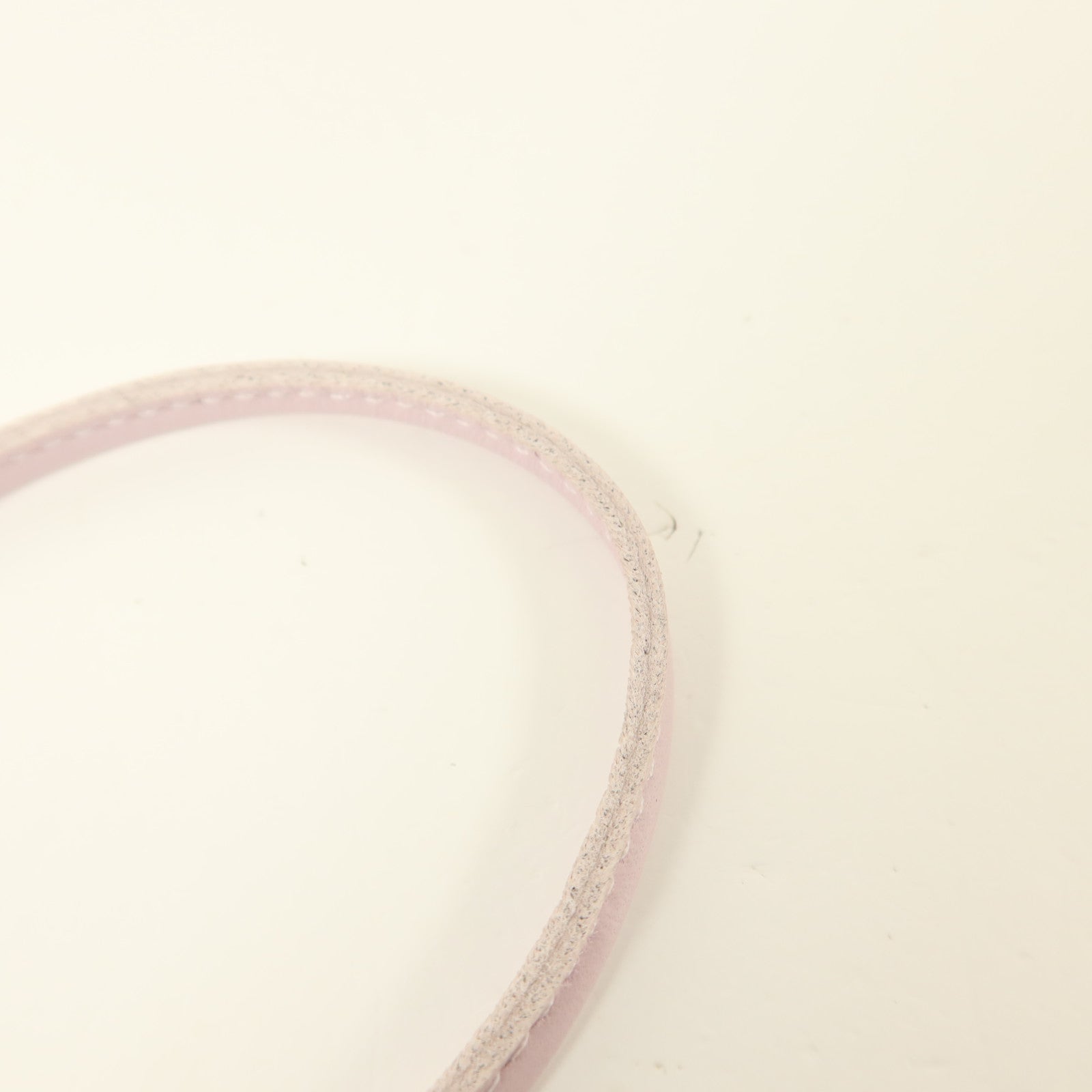 HERMES Milo皮革Rodeo PM掛飾Craie/Mauve Pale/Gold