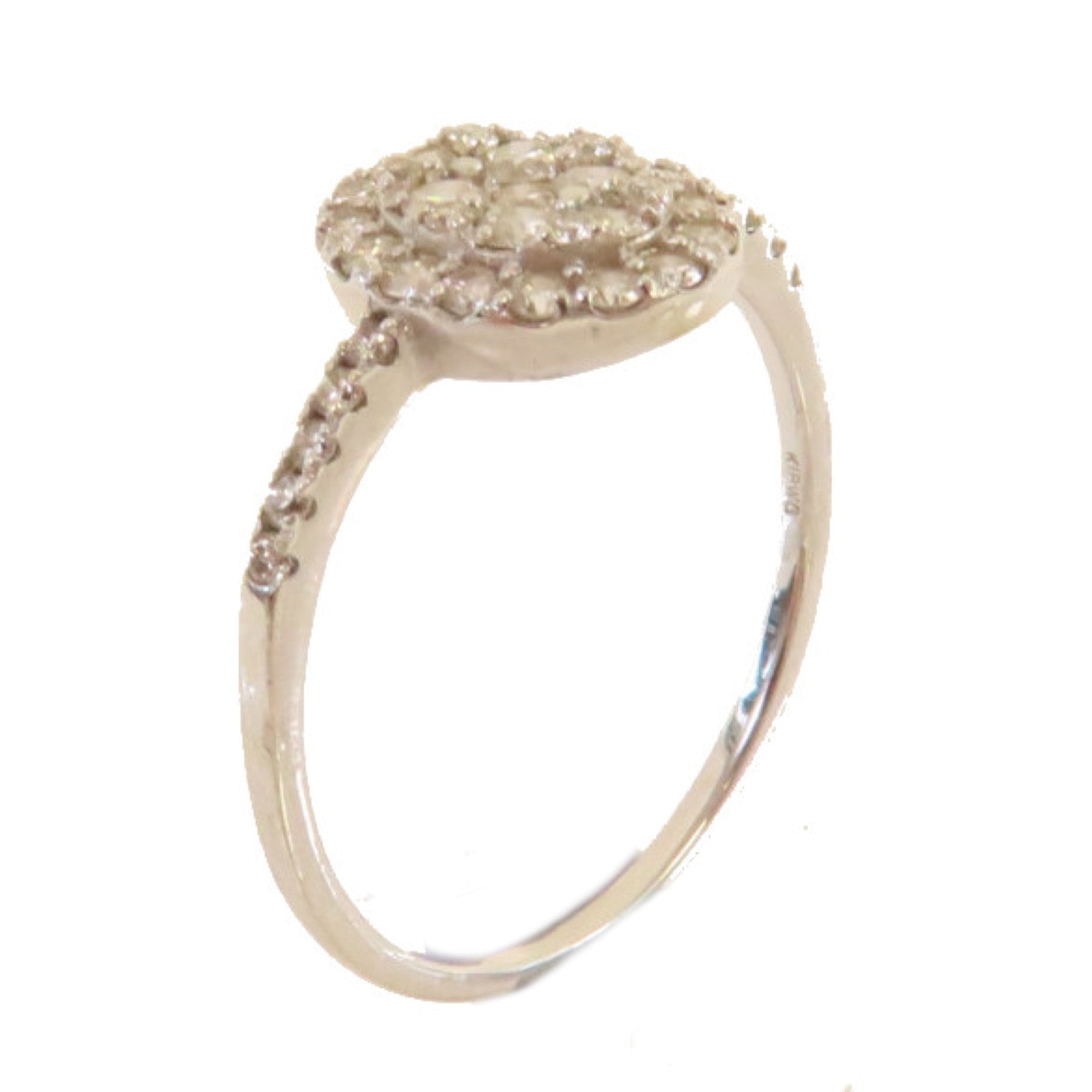 JEWELRY **【激減優惠】18K白金/0.50ct鑽石Diamond Ring戒指US#6.25