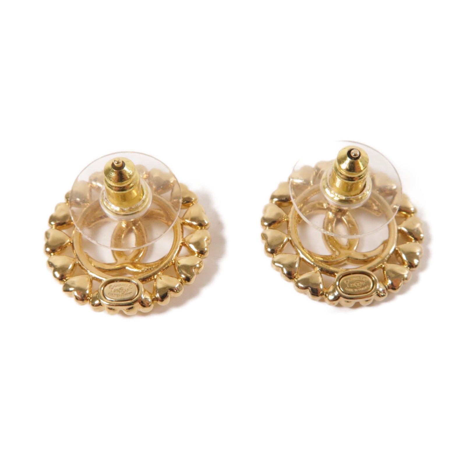CHANEL 金屬Earrings耳環金色