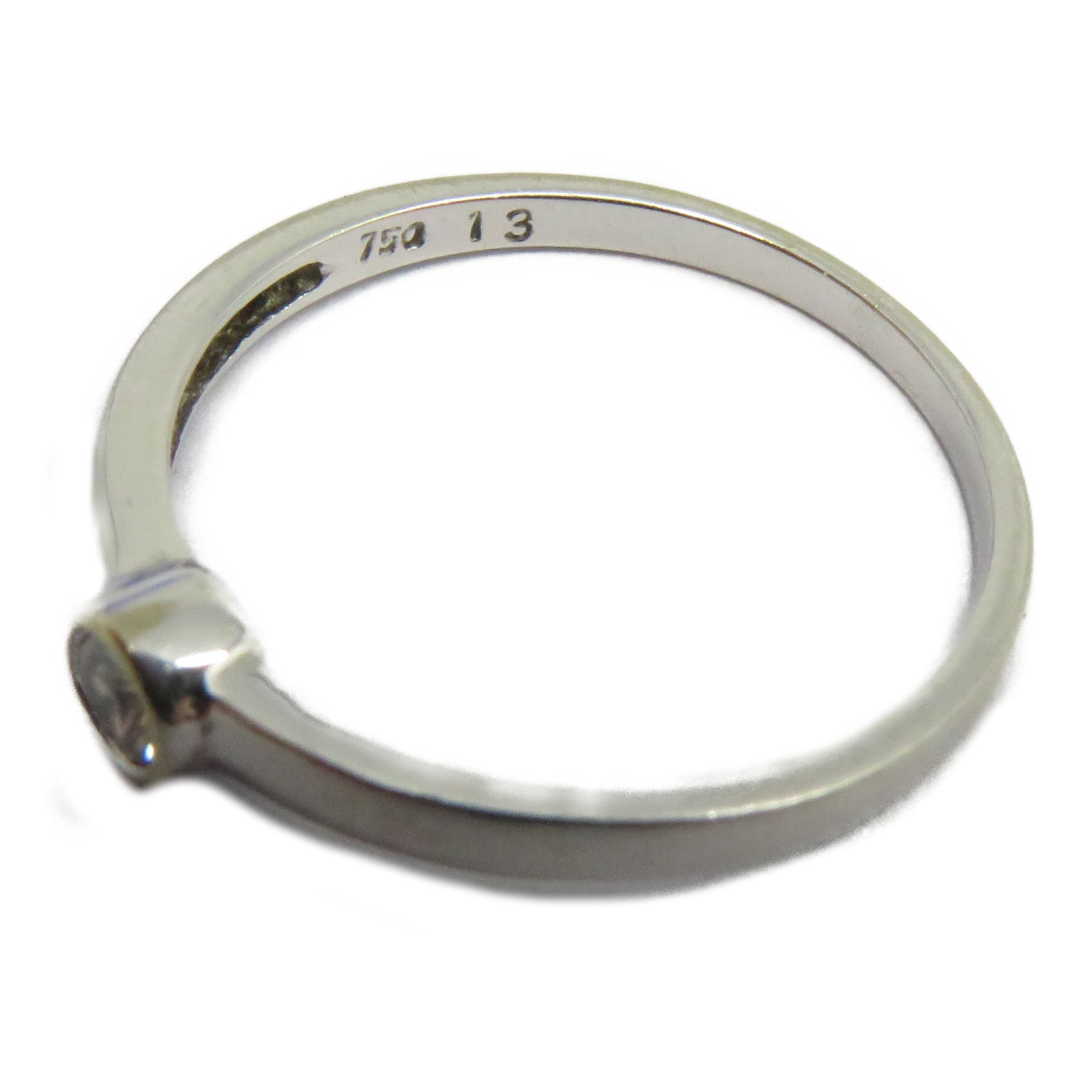 JEWELRY 【激減優惠】18K白金Diamond Ring鑽石戒指US#6