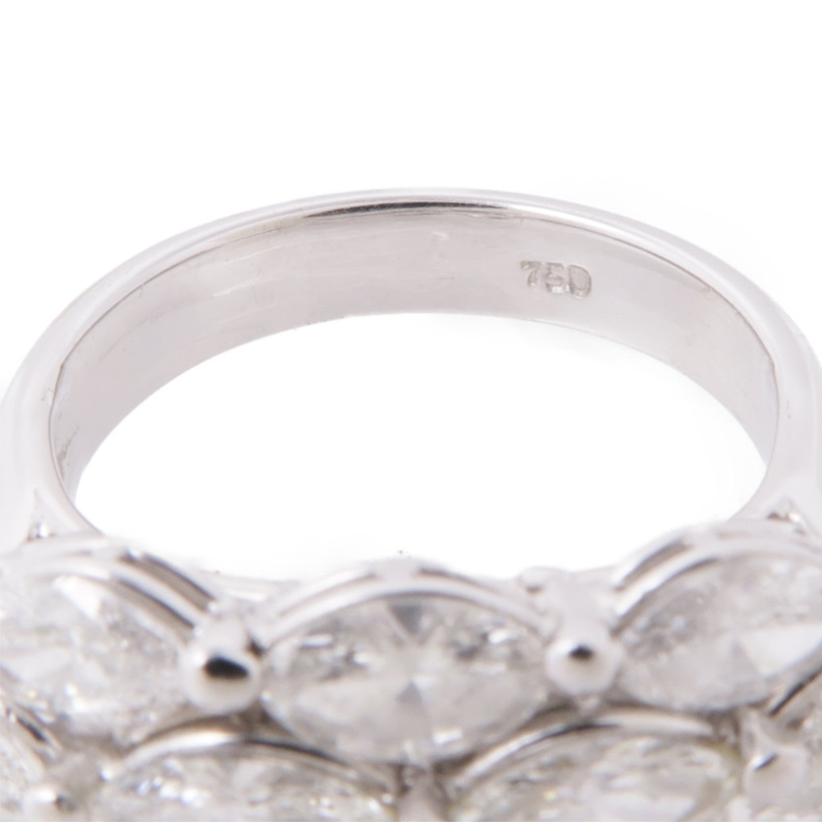 JEWELRY 【激減優惠】18K白金Diamond Ring鑽石戒指US#5.5