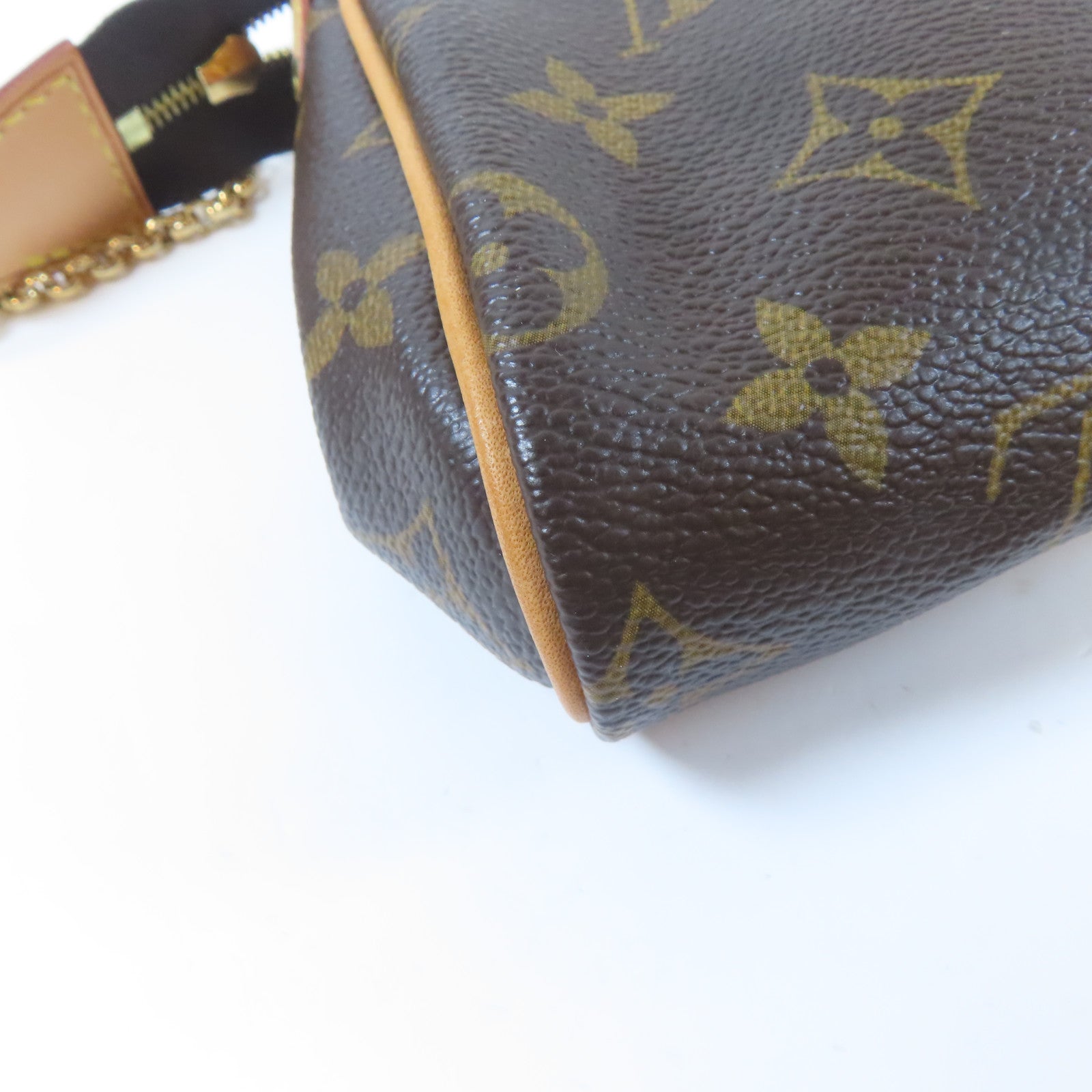 LOUIS VUITTON Monogram Eva金扣手挽肩背兩用袋啡色