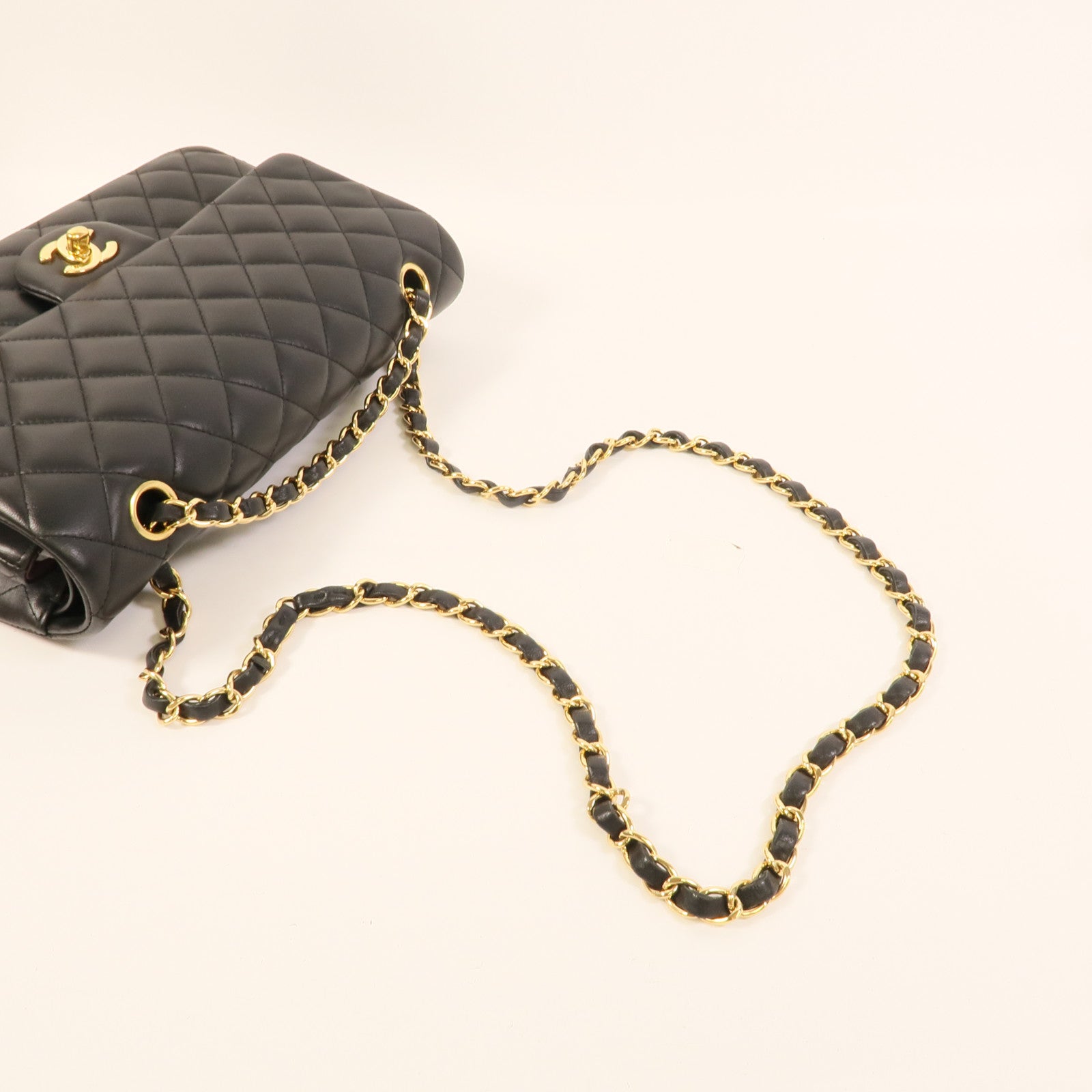 CHANEL 羊皮皮革Classic 25鏈帶肩背袋