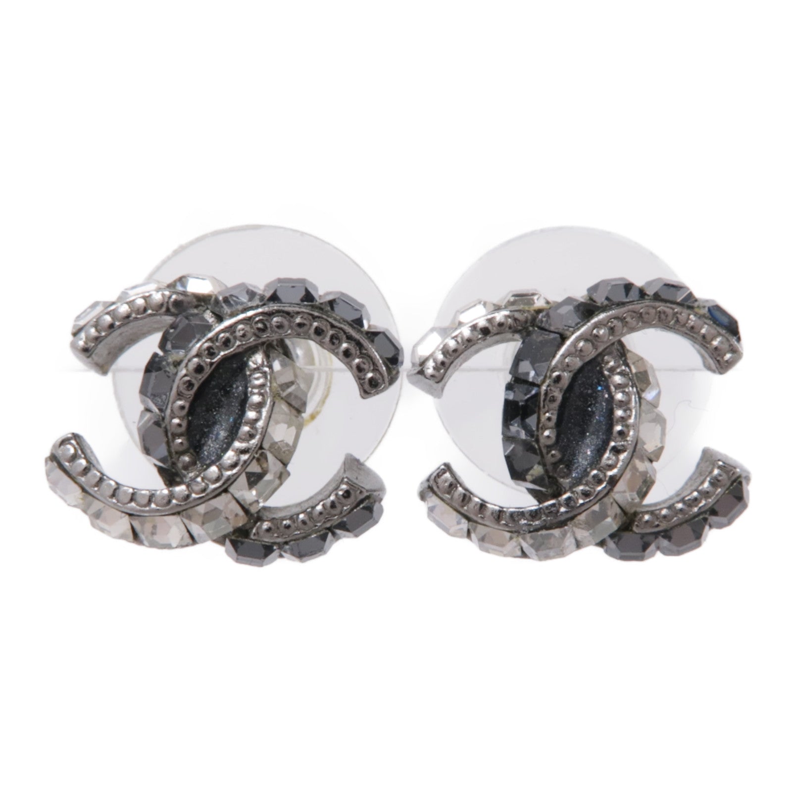 CHANEL 金屬Earrings耳環銀色