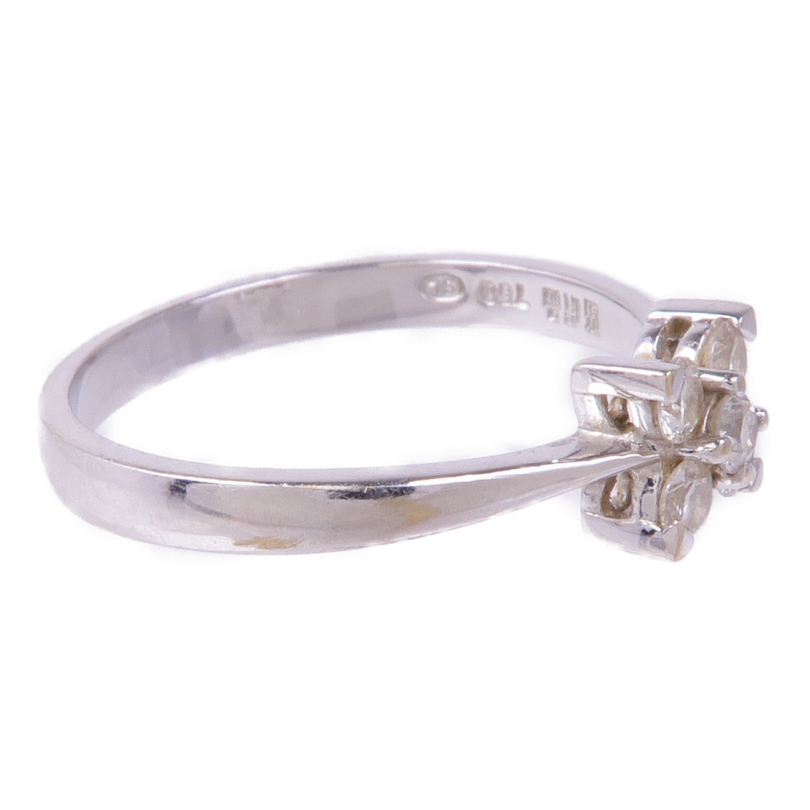 JEWELRY 【激減優惠】18K白金Diamond Ring鑽石戒指US#6