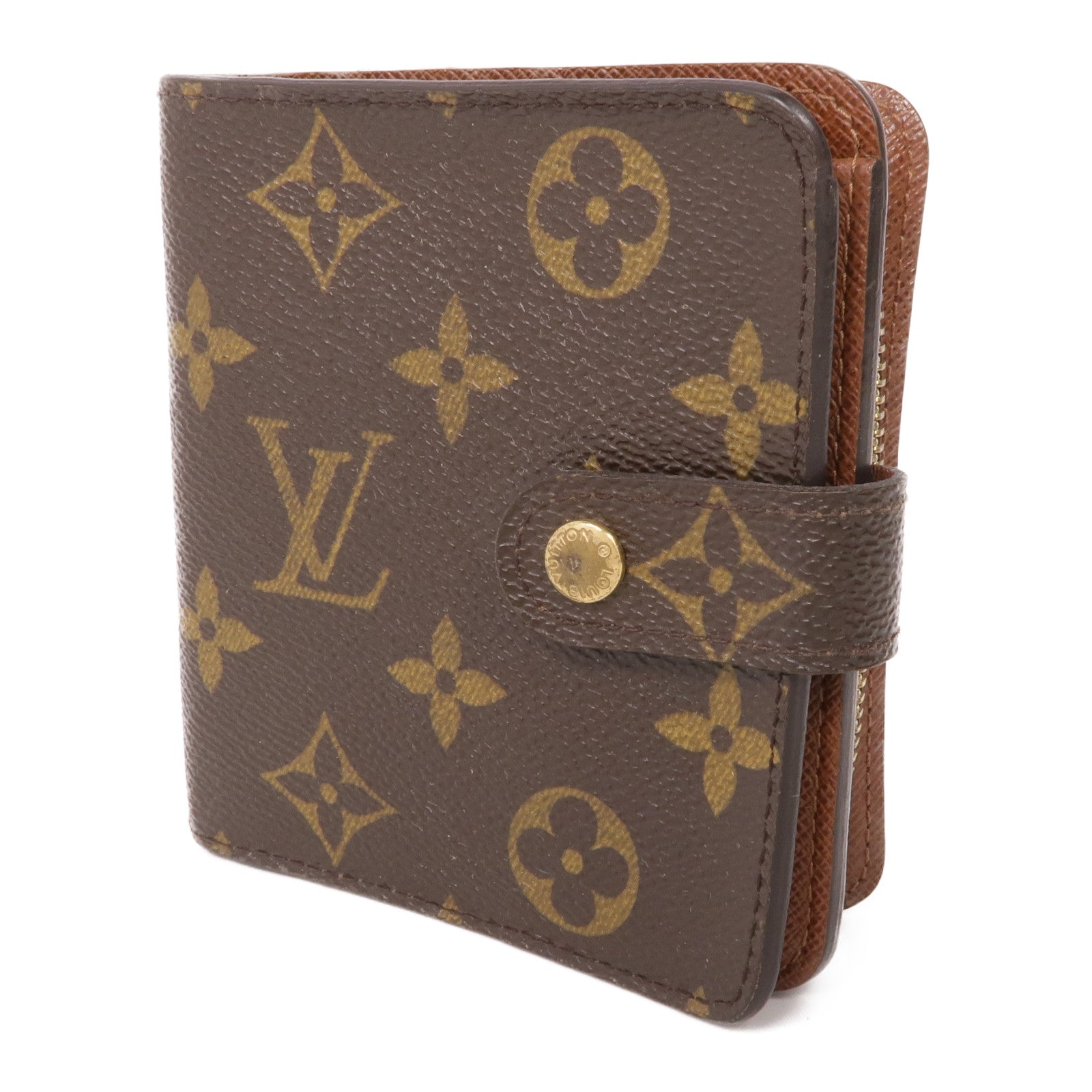 LOUIS VUITTON Monogram Wallet金扣錢包