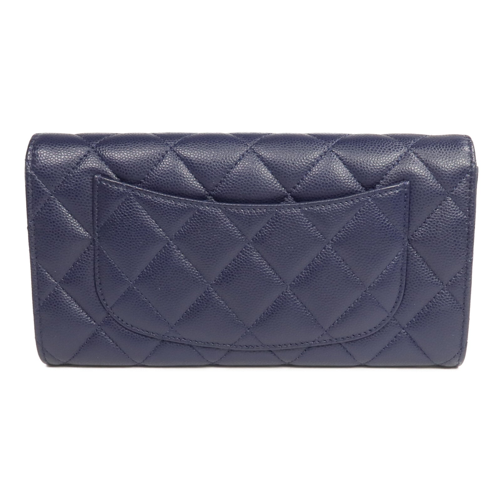 CHANEL 牛皮皮革Classic Long Flap Wallet長錢包