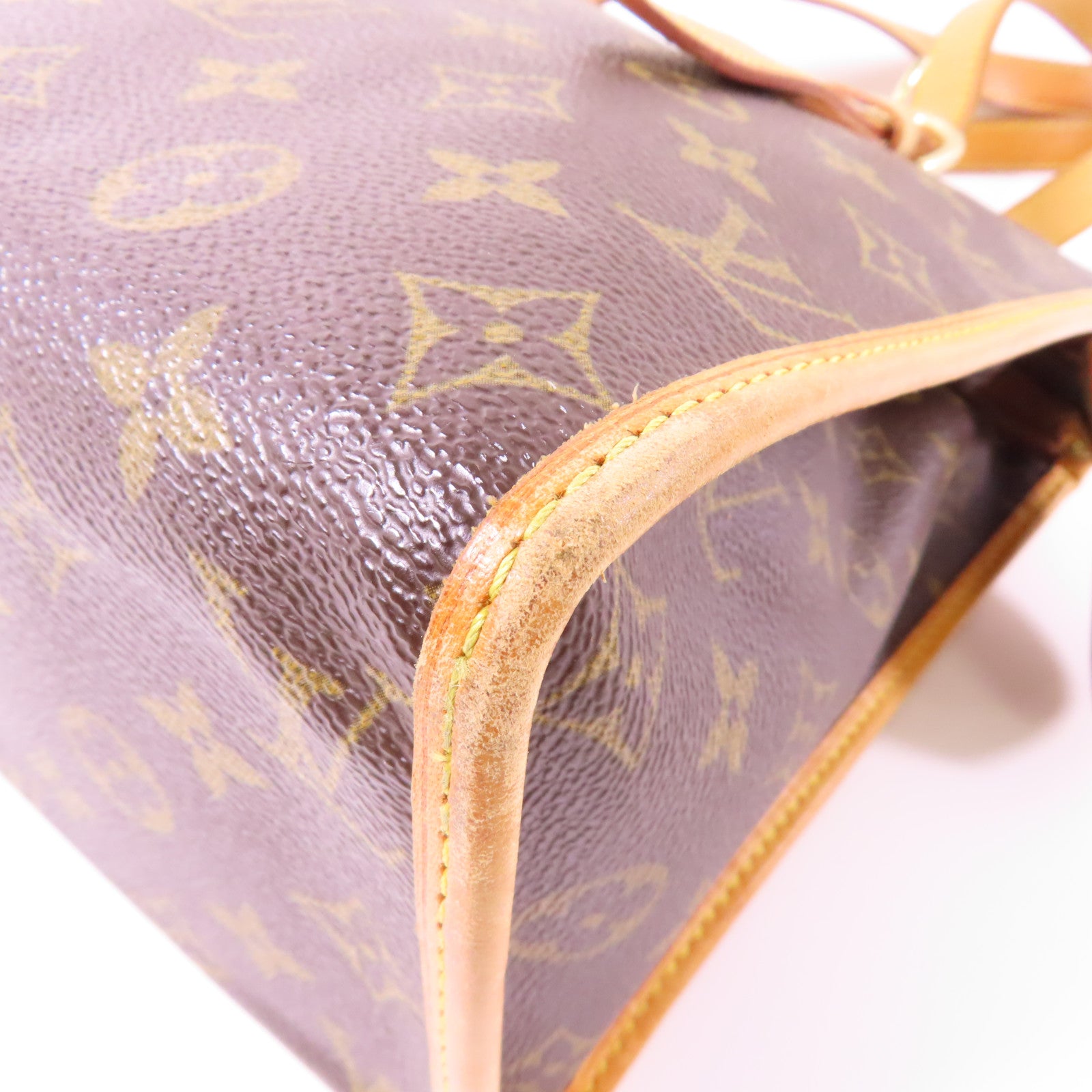 LOUIS VUITTON Monogram Popincourt Haut金扣肩背袋啡色