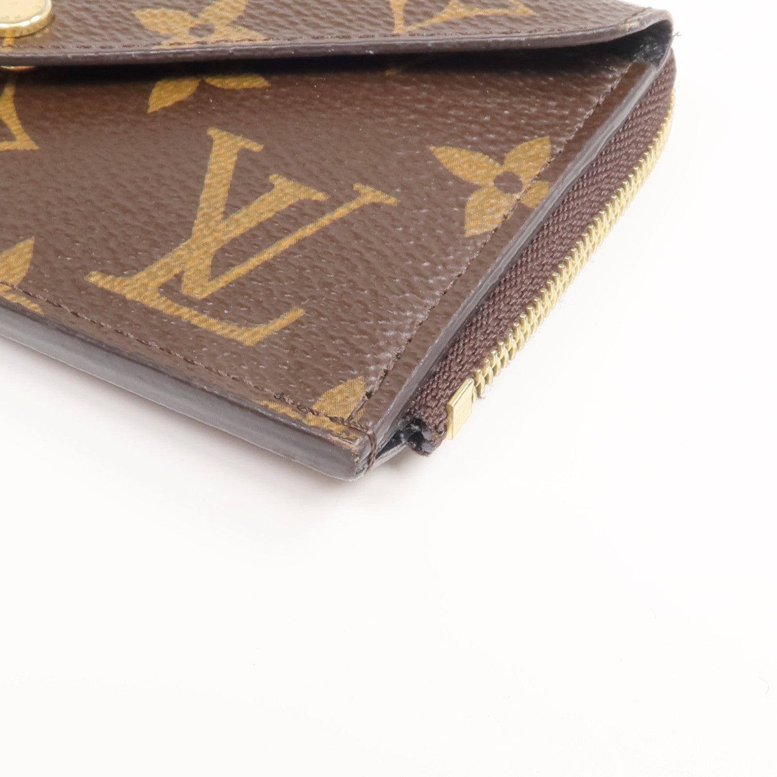 LOUIS VUITTON Monogram Recto Verso金扣卡片套