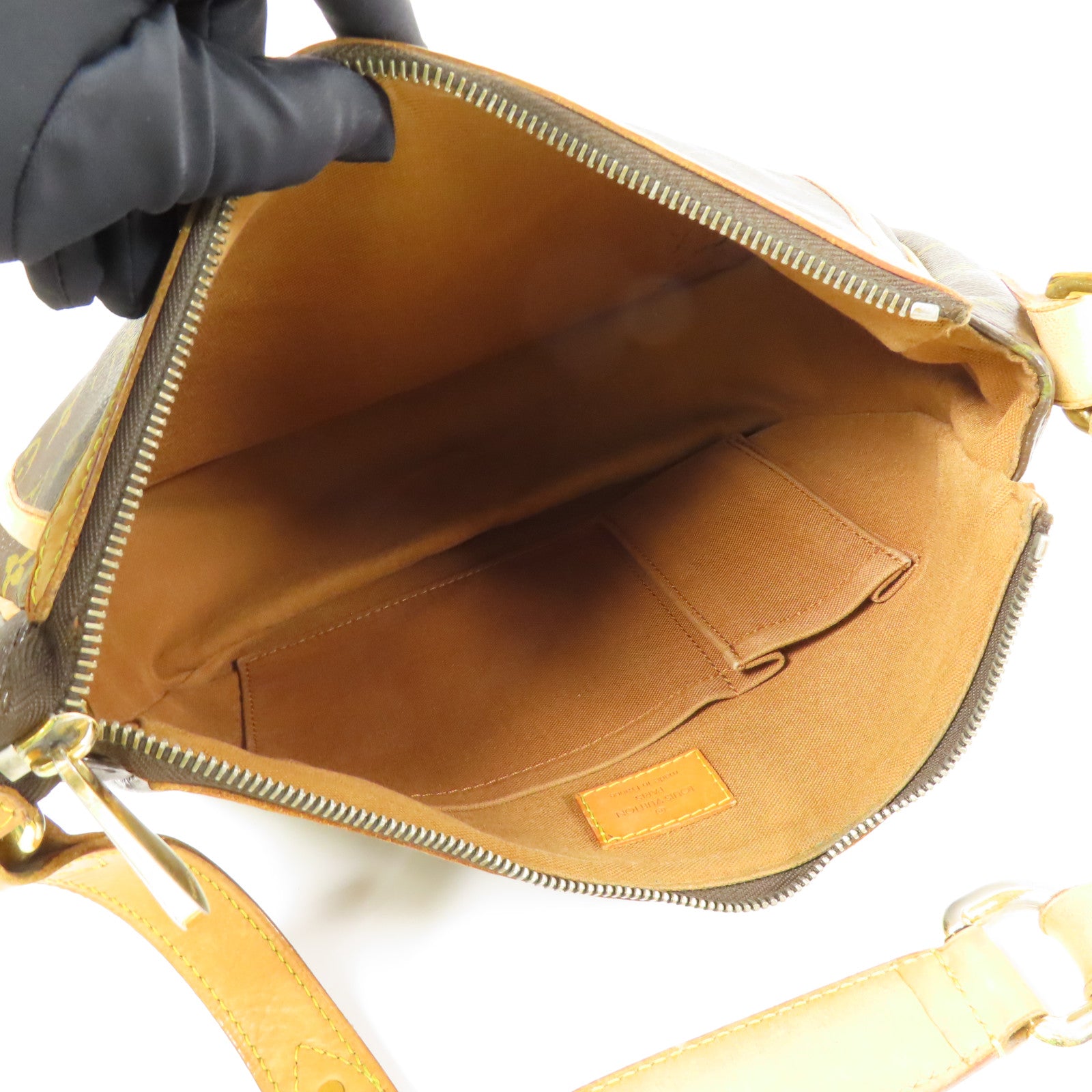 LOUIS VUITTON LV GHW Tulum PM Shoulder Bag M40076 Monogram Brown