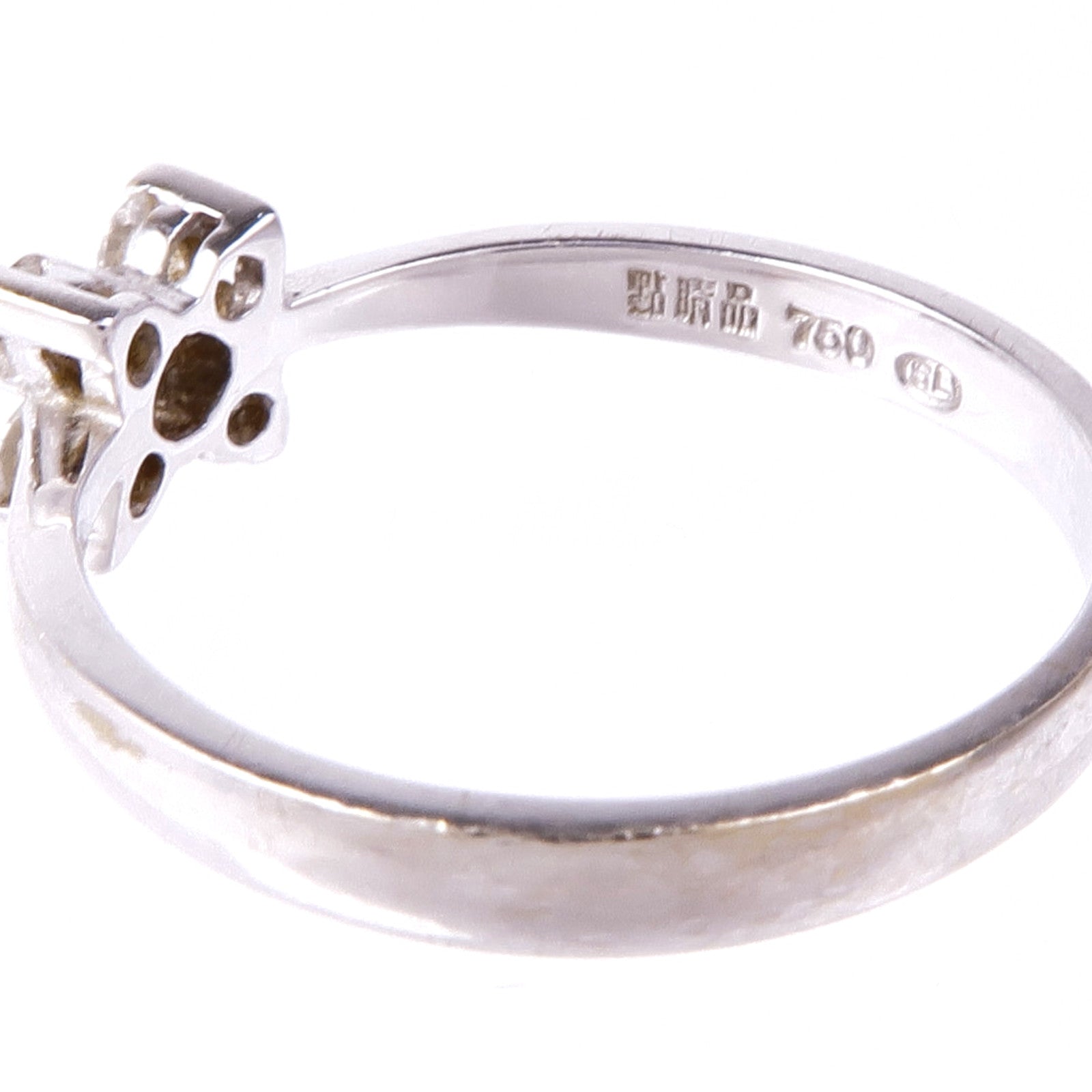 JEWELRY 【激減優惠】18K白金Diamond Ring鑽石戒指US#6