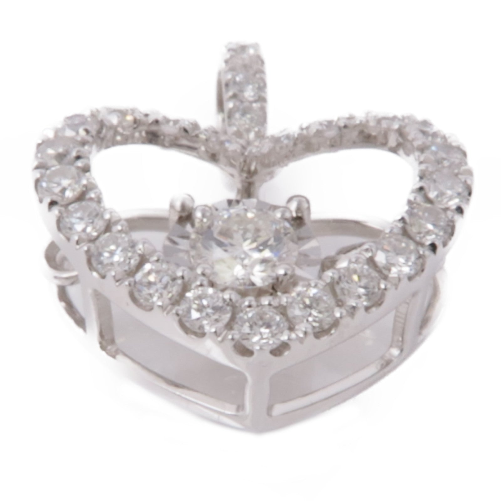 JEWELRY 18K白金Diamond Pendant Top鑽石吊墜