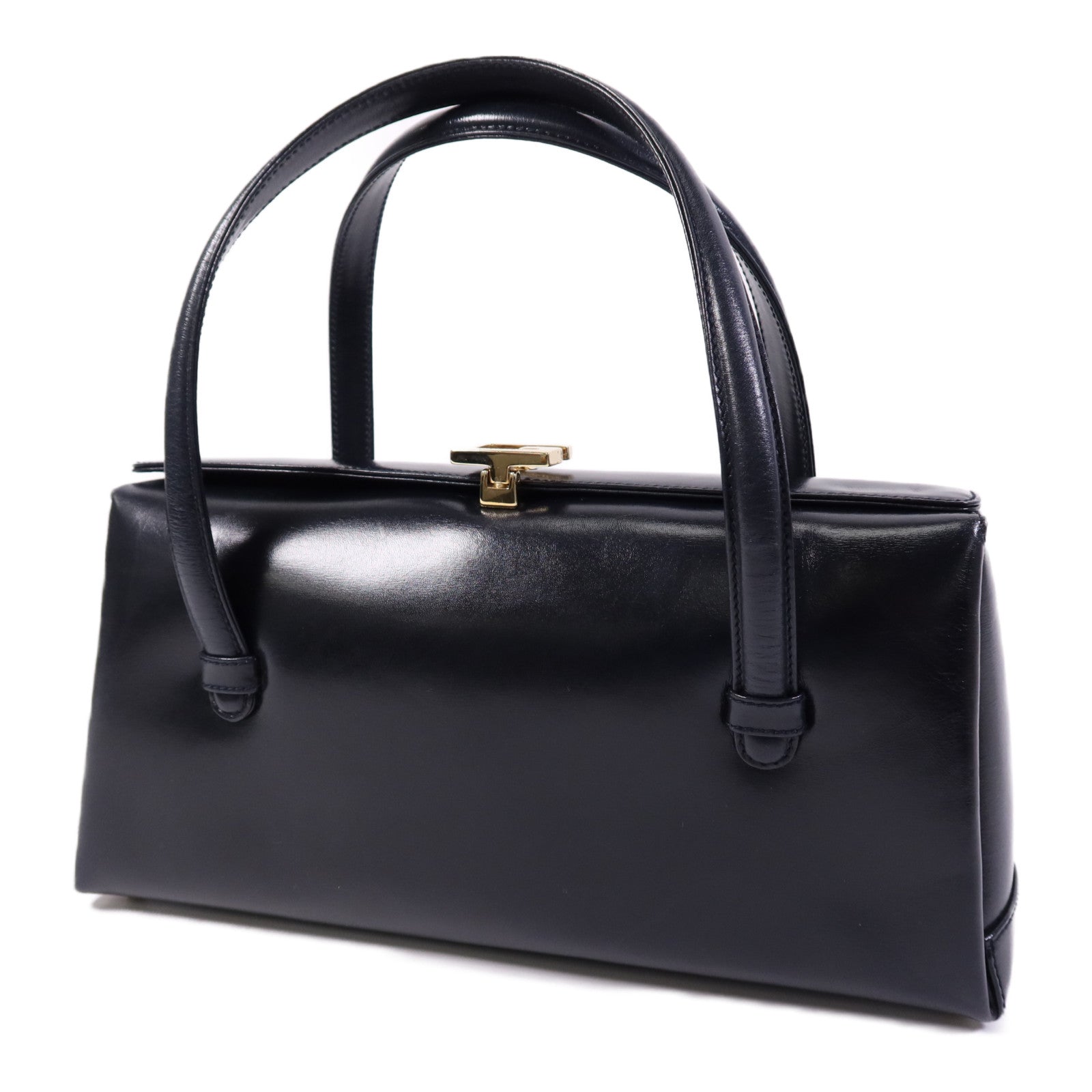 GUCCI 牛皮皮革Hand Bag金扣手挽袋